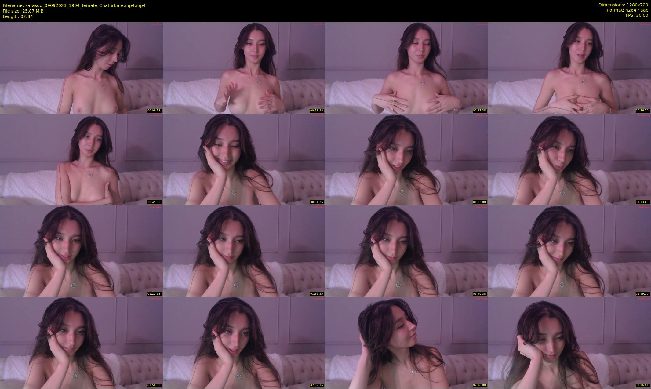 sarasuo — 3 minute Chaturbate female cam show recording, 720p, Sep 9, 2023