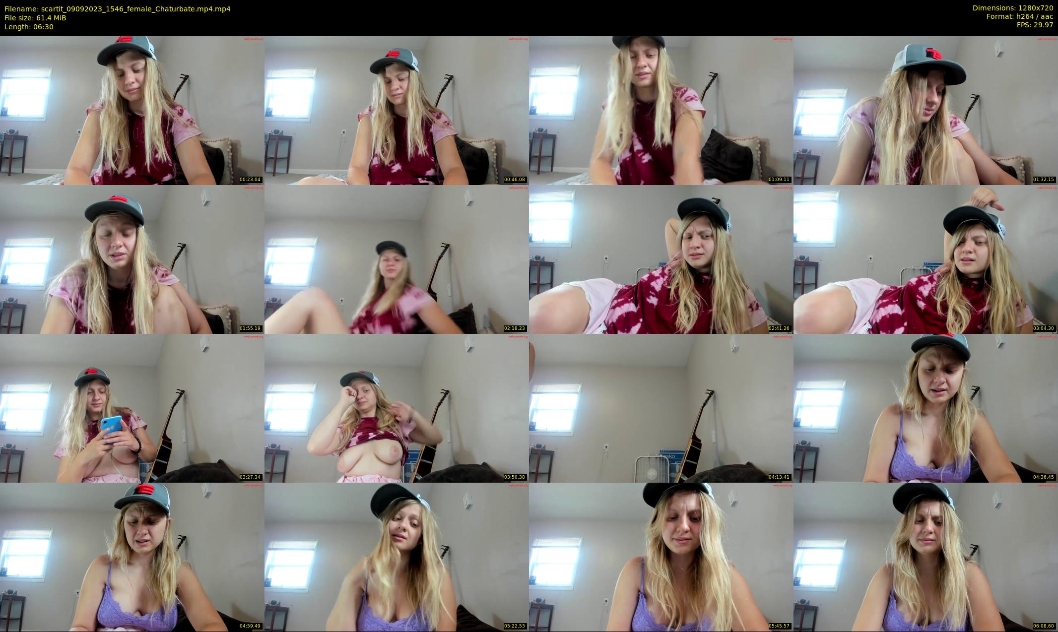scartit — 7 minute Chaturbate female cam show recording, 720p, Sep 9, 2023