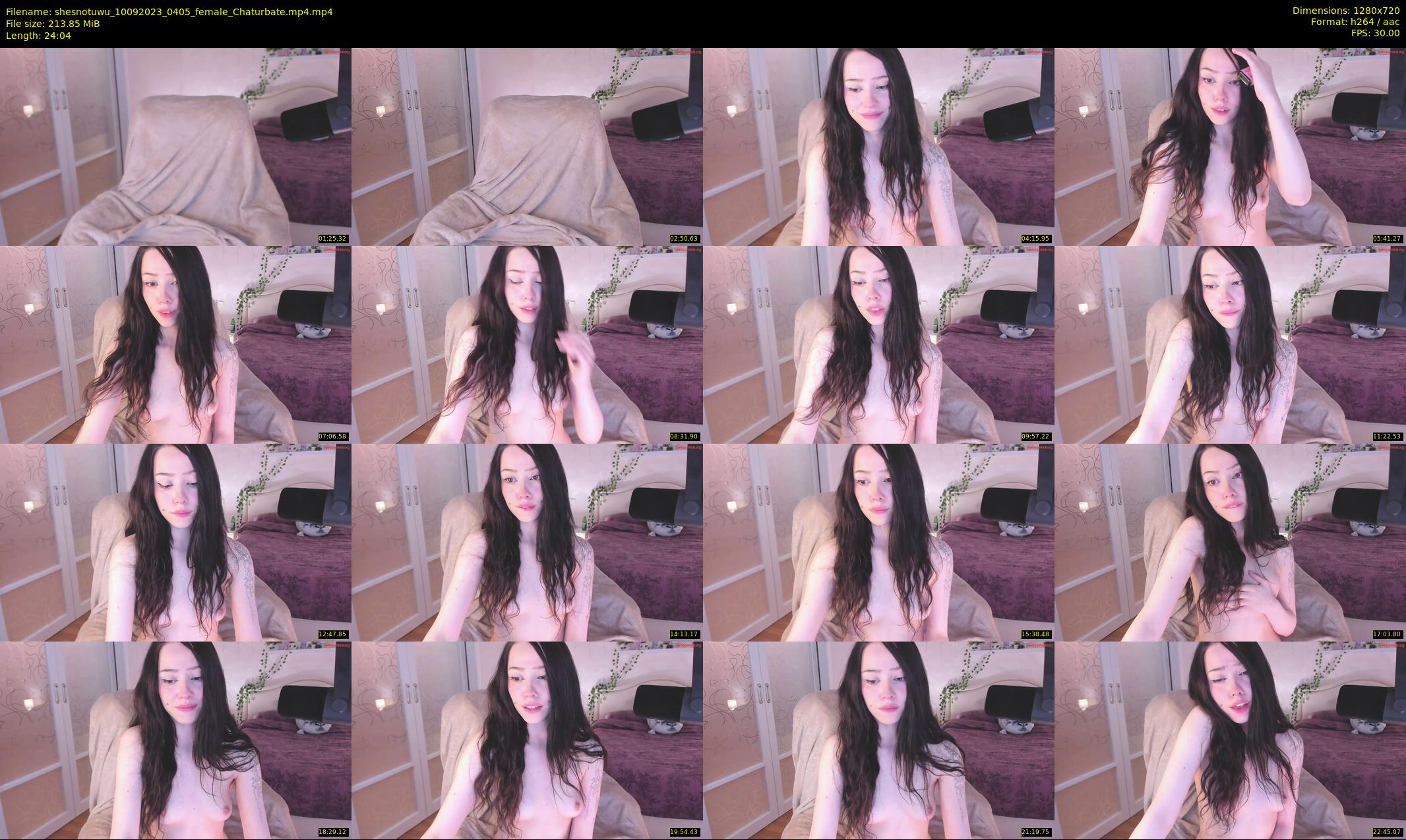 shesnotuwu — 25 minute Chaturbate female cam show recording, 720p, Sep 10, 2023