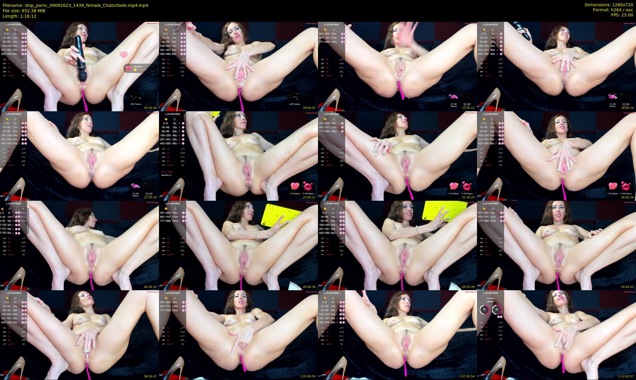 stop_panic — 77 minute Chaturbate female cam show recording, 720p, Sep 9, 2023