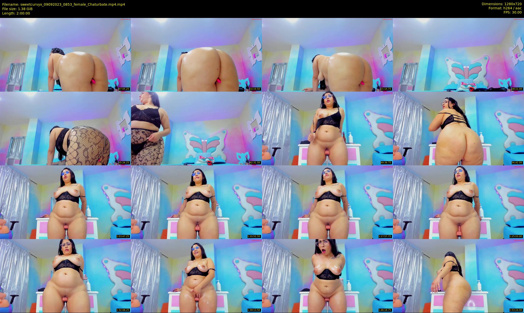 sweetcurvyx — 120 minute Chaturbate couple cam show recording, 720p, Sep 9, 2023