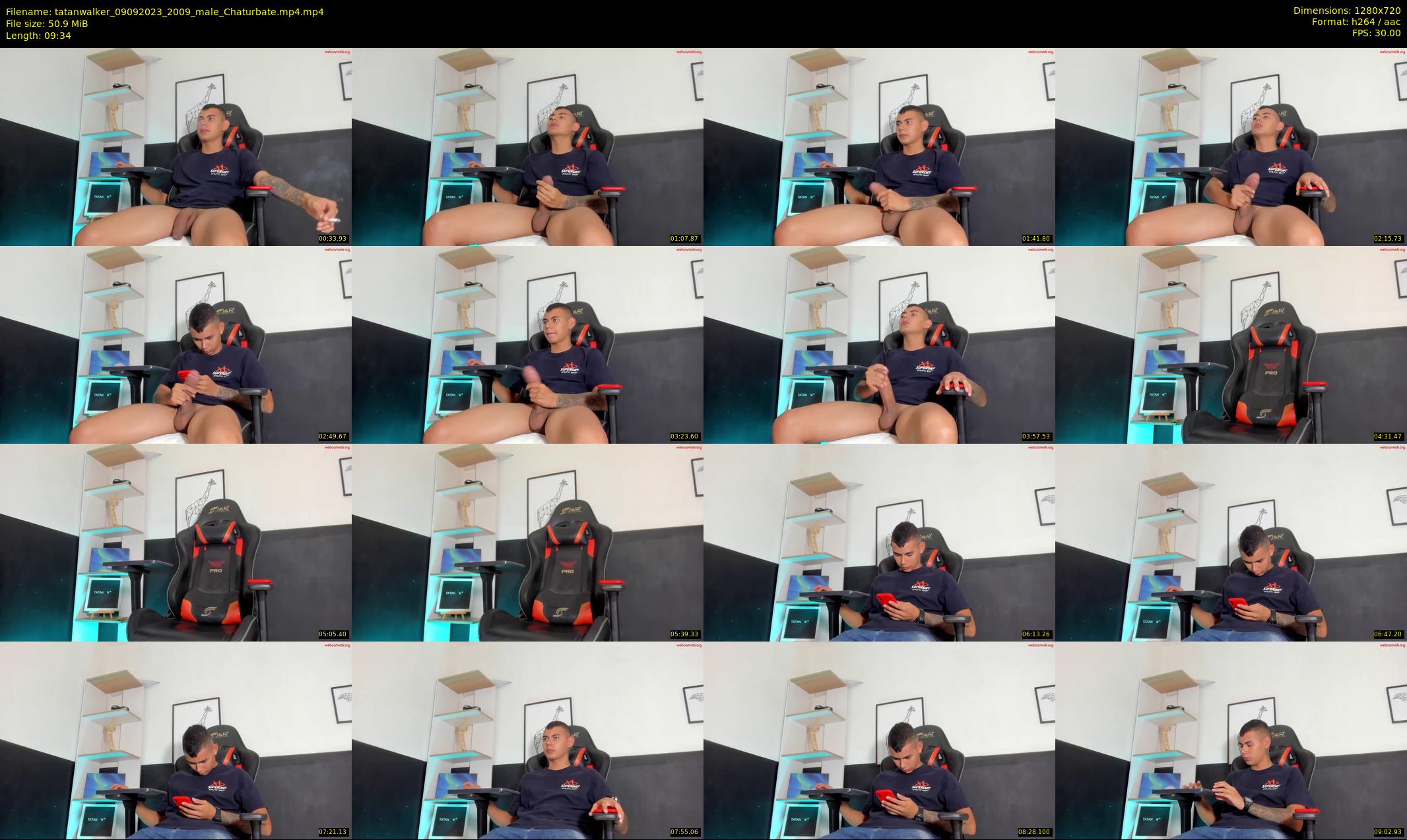tatanwalker — 10 minute Chaturbate male cam show recording, 720p, Sep 9, 2023