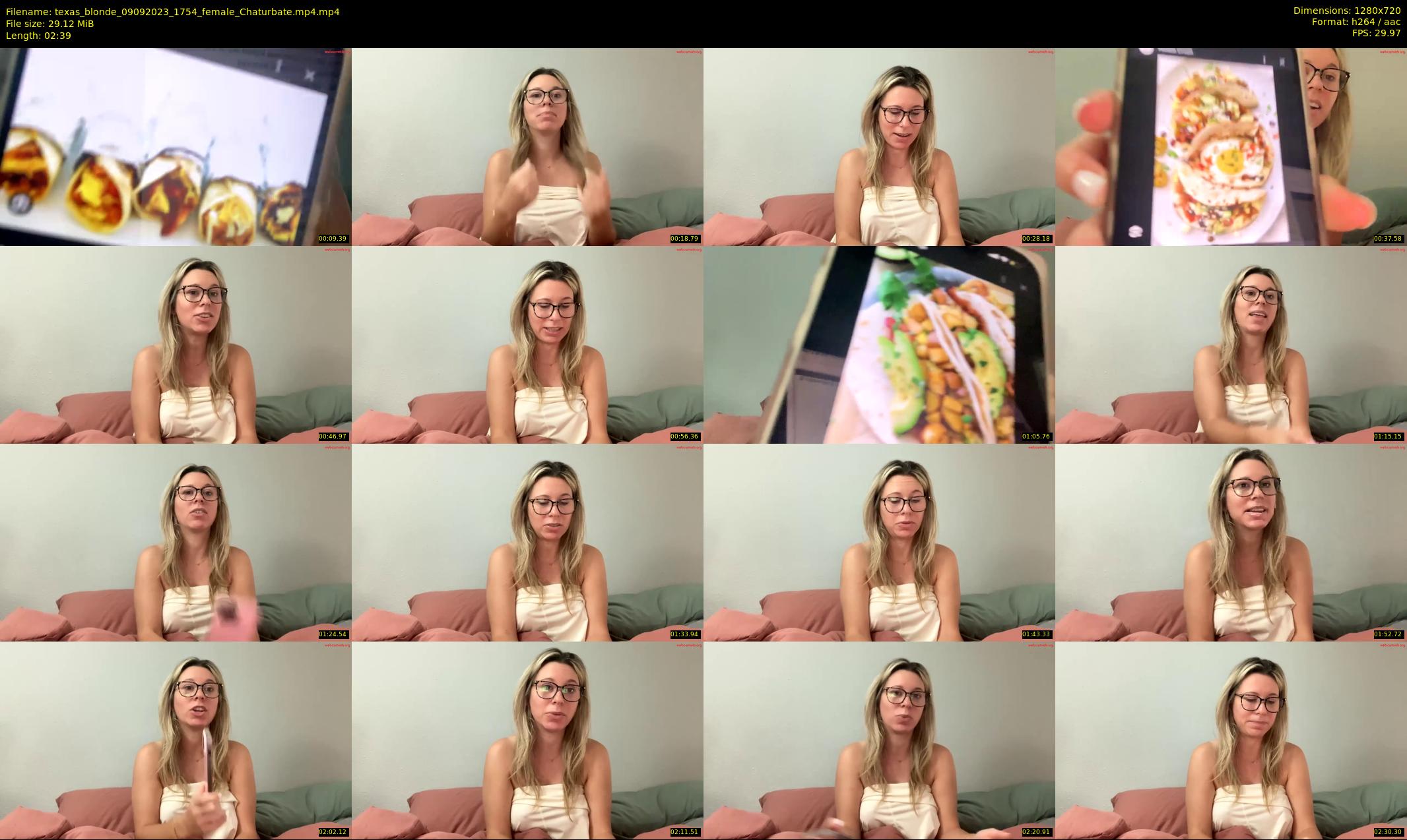 texas_blonde — 3 minute Chaturbate female cam show recording, 720p, Sep 9, 2023