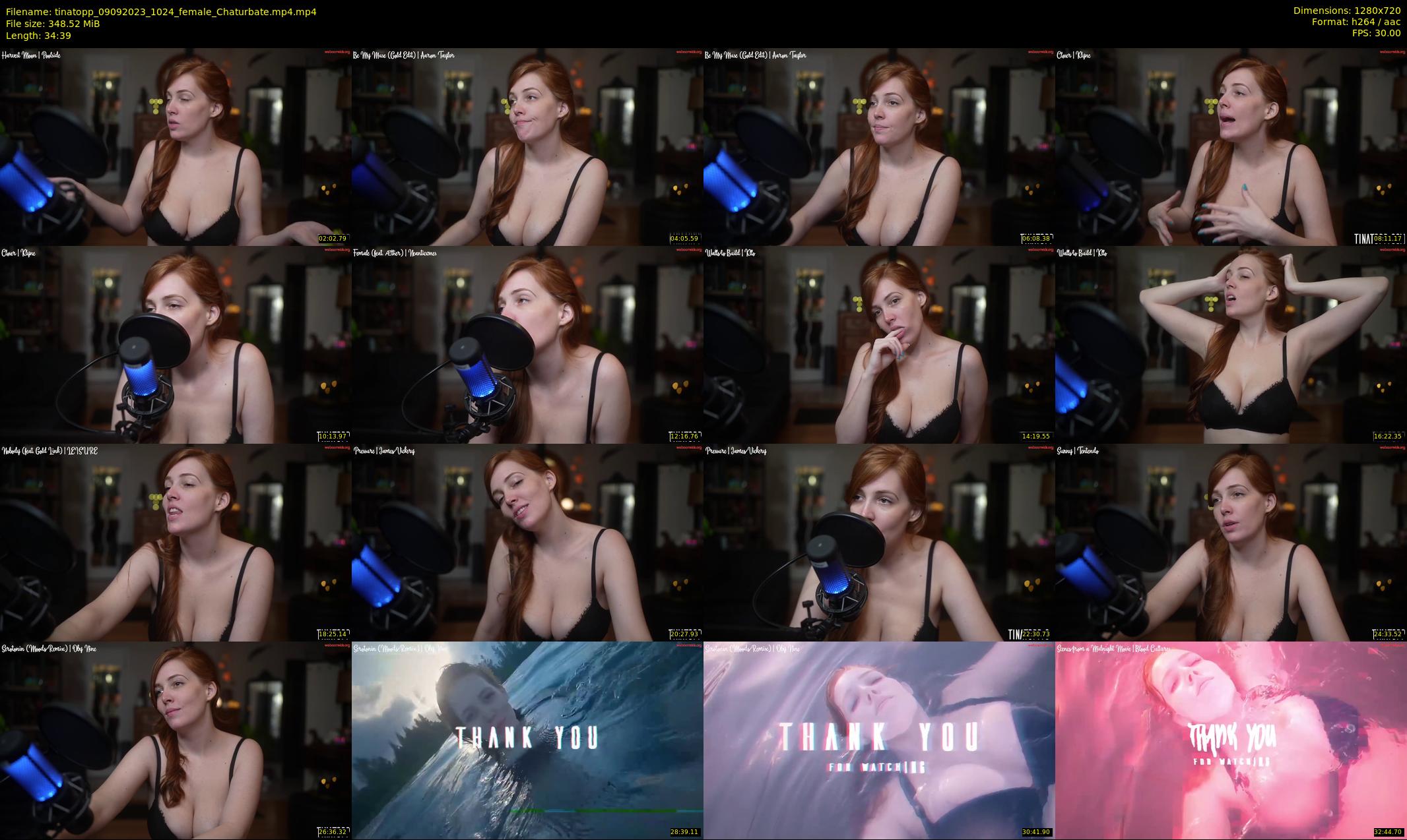 tinatopp — 35 minute Chaturbate female cam show recording, 720p, Sep 9, 2023