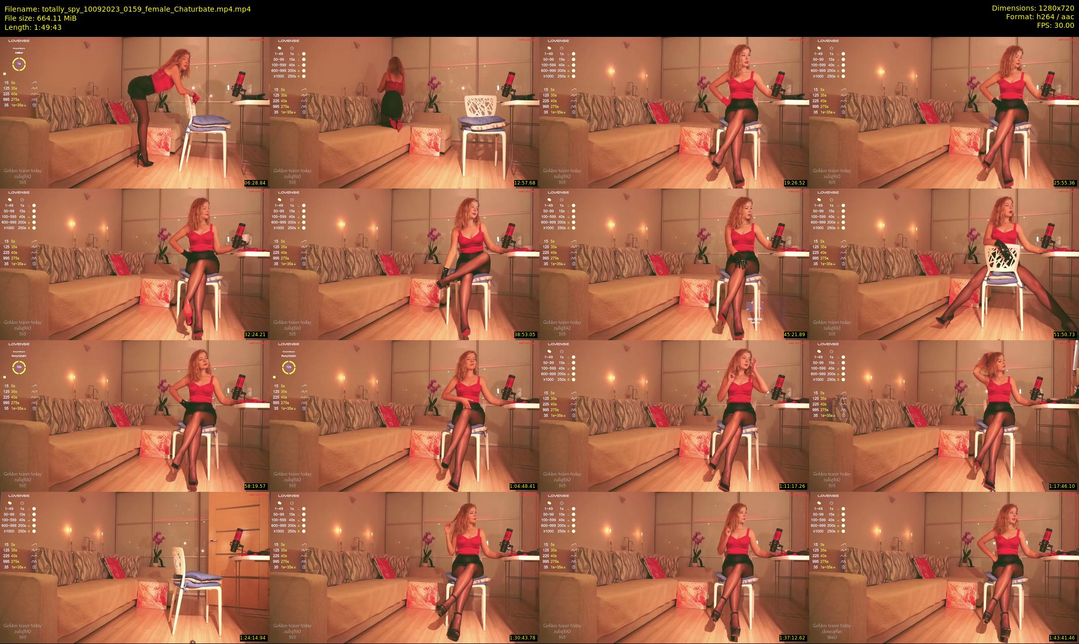 totally_spy — 110 minute Chaturbate female cam show recording, 720p, Sep 10, 2023