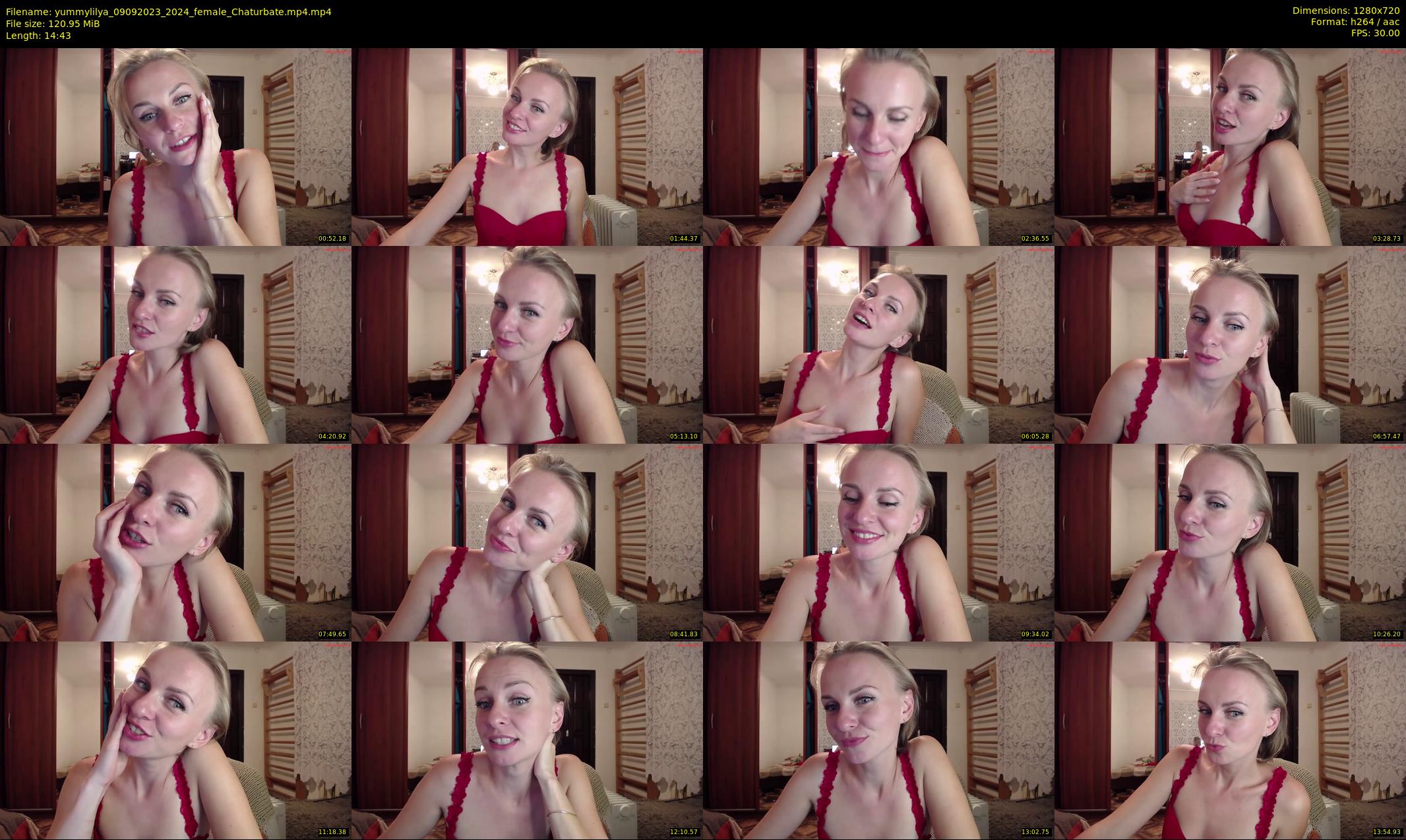 yummylilya — 15 minute Chaturbate female cam show recording, 720p, Sep 9, 2023