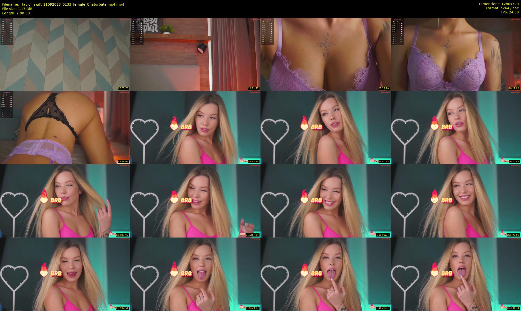 _taylor_swift — 121 minute Chaturbate female cam show recording, 720p, Sep 11, 2023