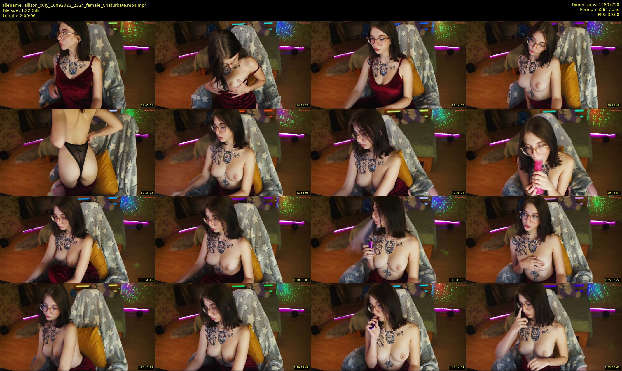 allison_cuty — 121 minute Chaturbate female cam show recording, 720p, Sep 10, 2023