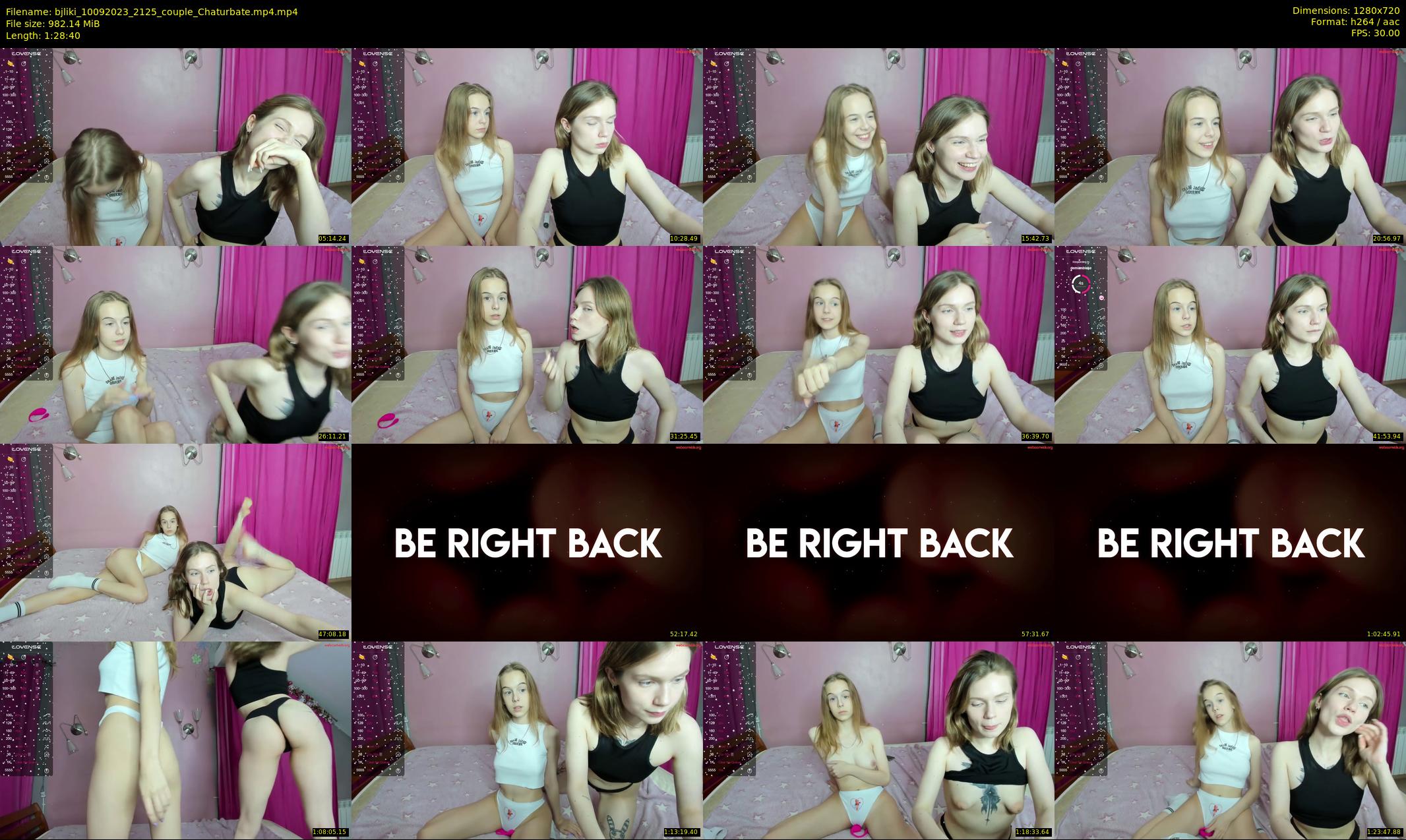 bjliki — 89 minute Chaturbate couple cam show recording, 720p, Sep 10, 2023