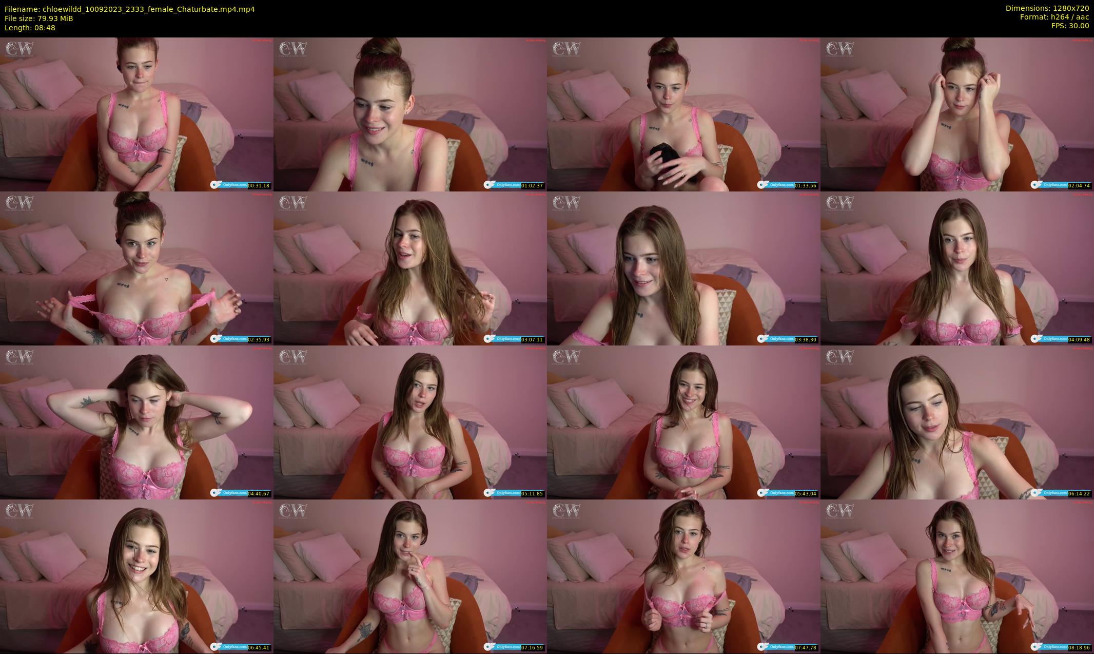 chloewildd — 9 minute Chaturbate female cam show recording, 720p, Sep 10, 2023