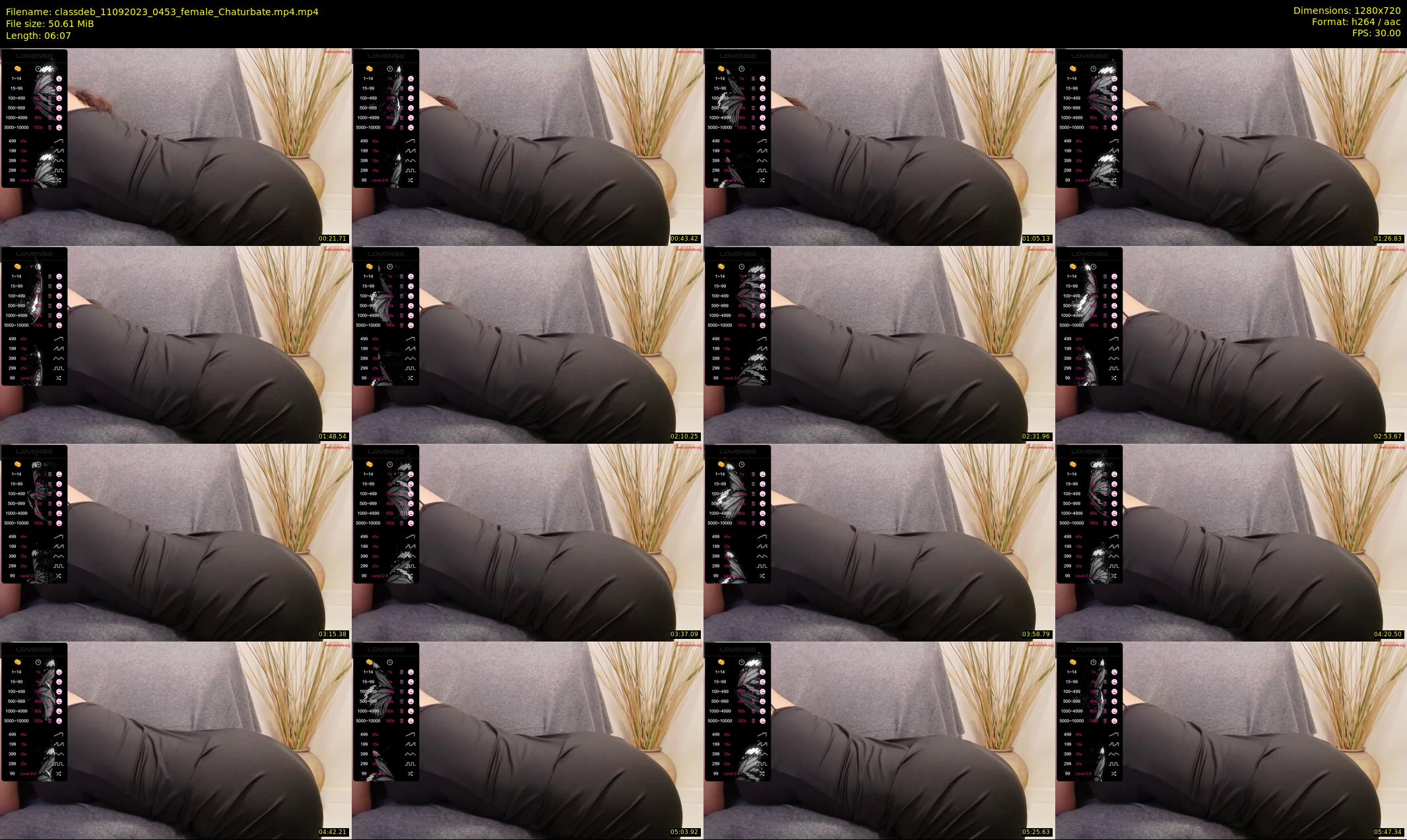 classdeb — 7 minute Chaturbate female cam show recording, 720p, Sep 11, 2023