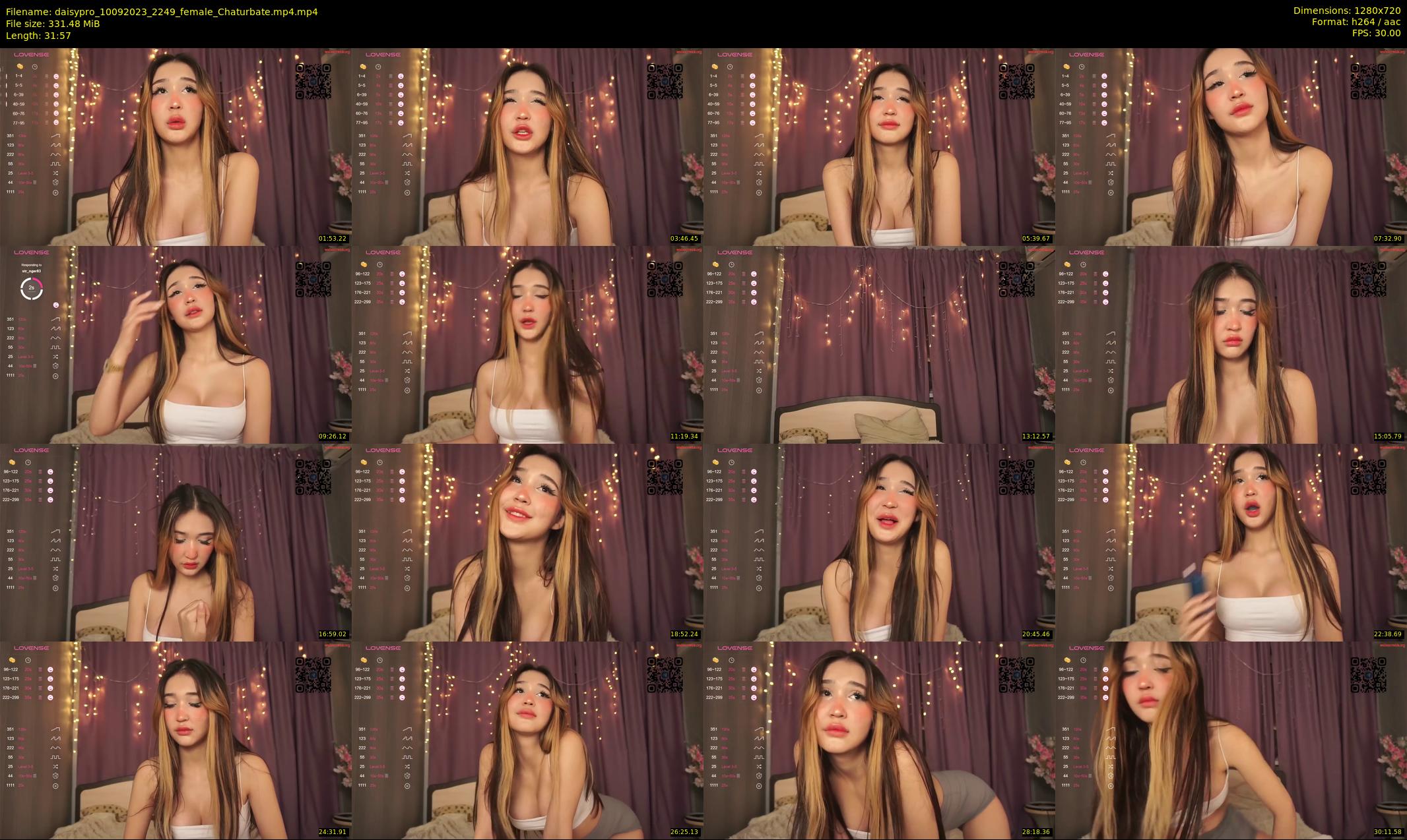 daisypro — 32 minute Chaturbate couple cam show recording, 720p, Sep 10, 2023