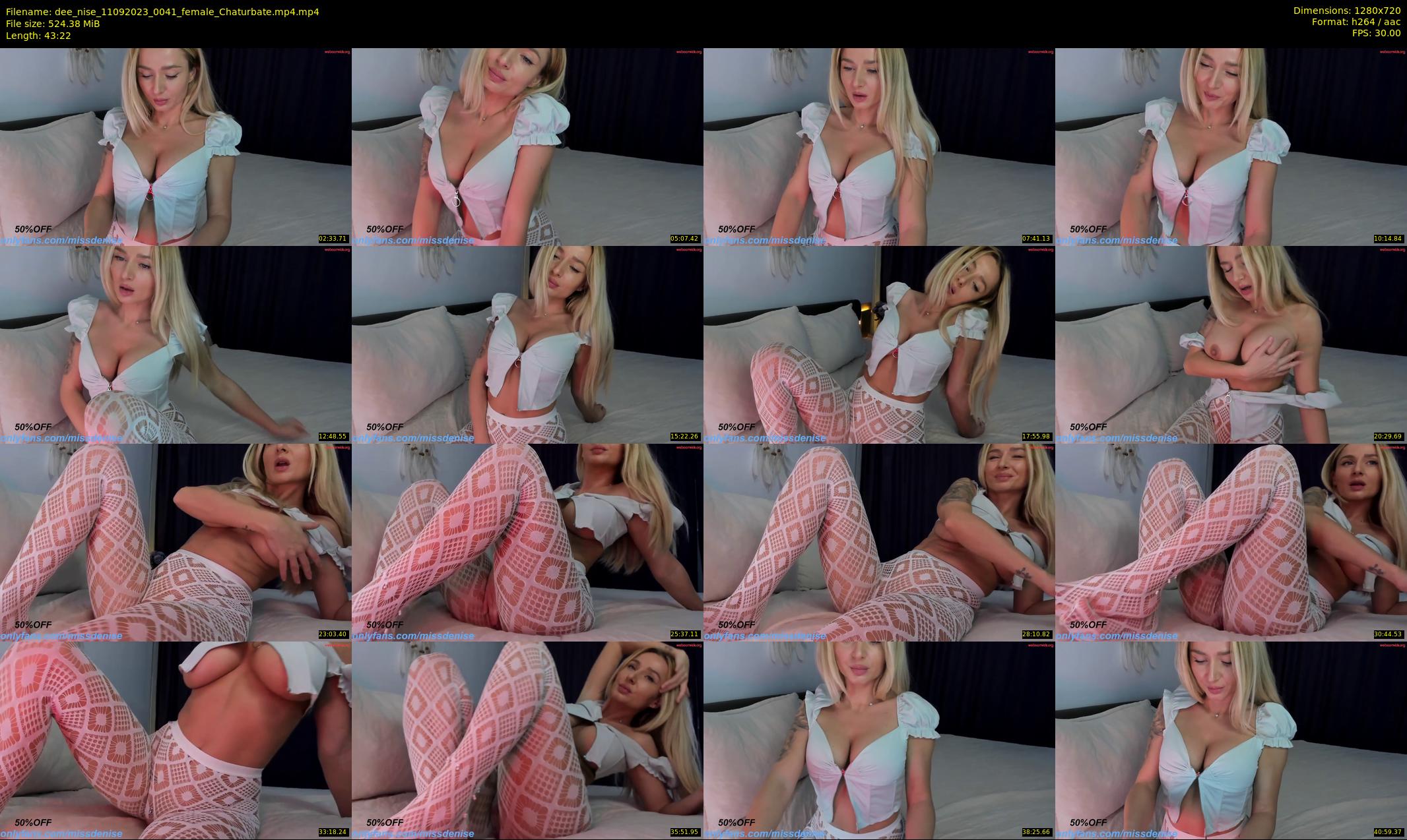 dee_nise — 44 minute Chaturbate female cam show recording, 720p, Sep 11, 2023