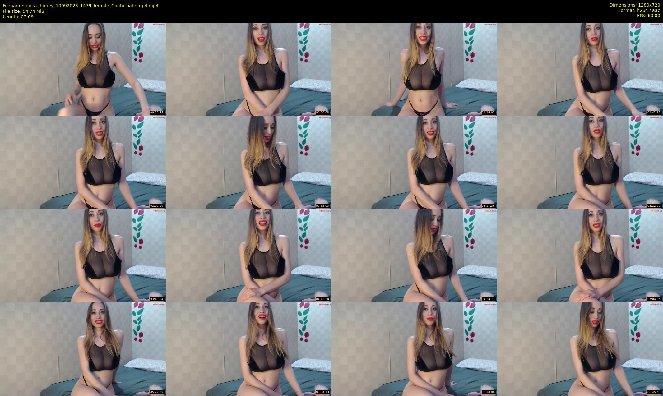 diosa_honey — 8 minute Chaturbate female cam show recording, 720p, Sep 10, 2023