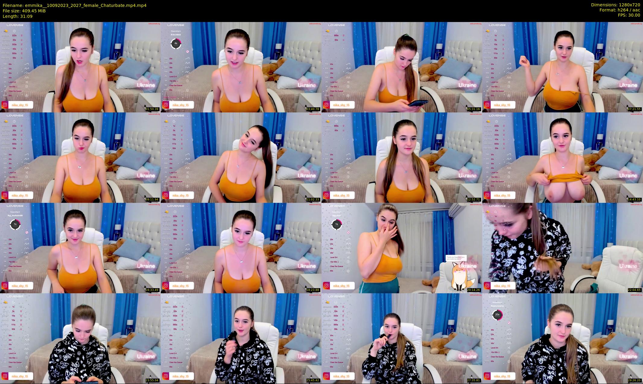 emmika_ — 32 minute Chaturbate female cam show recording, 720p, Sep 10, 2023