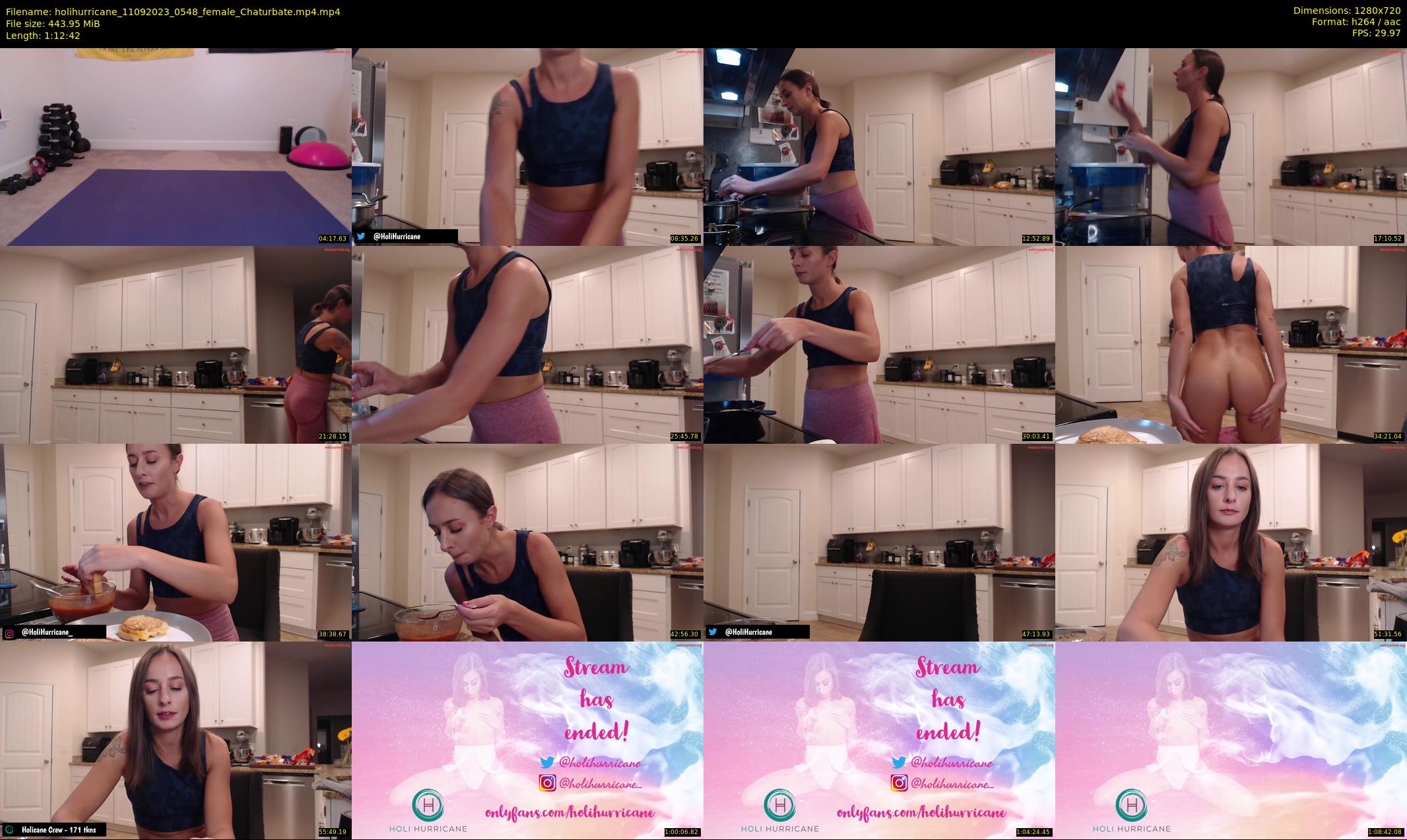 holihurricane — 73 minute Chaturbate female cam show recording, 720p, Sep 11, 2023