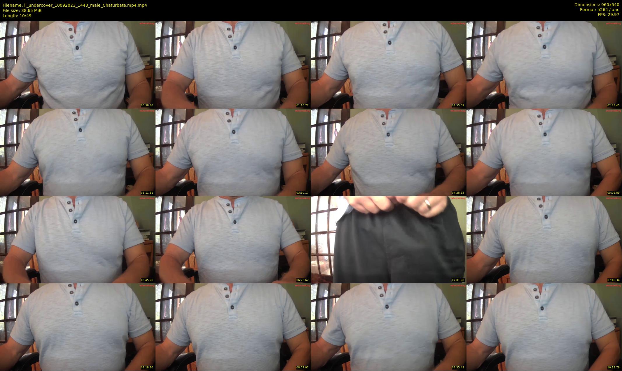 il_undercover — 11 minute Chaturbate male cam show recording, 480p, Sep 10, 2023