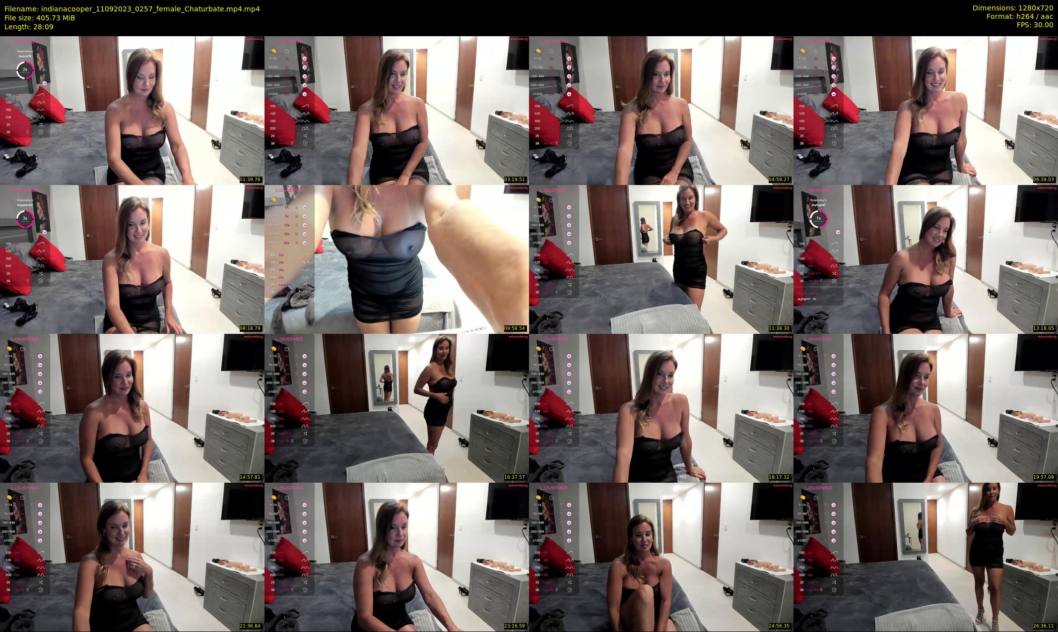 indianacooper — 29 minute Chaturbate female cam show recording, 720p, Sep 11, 2023