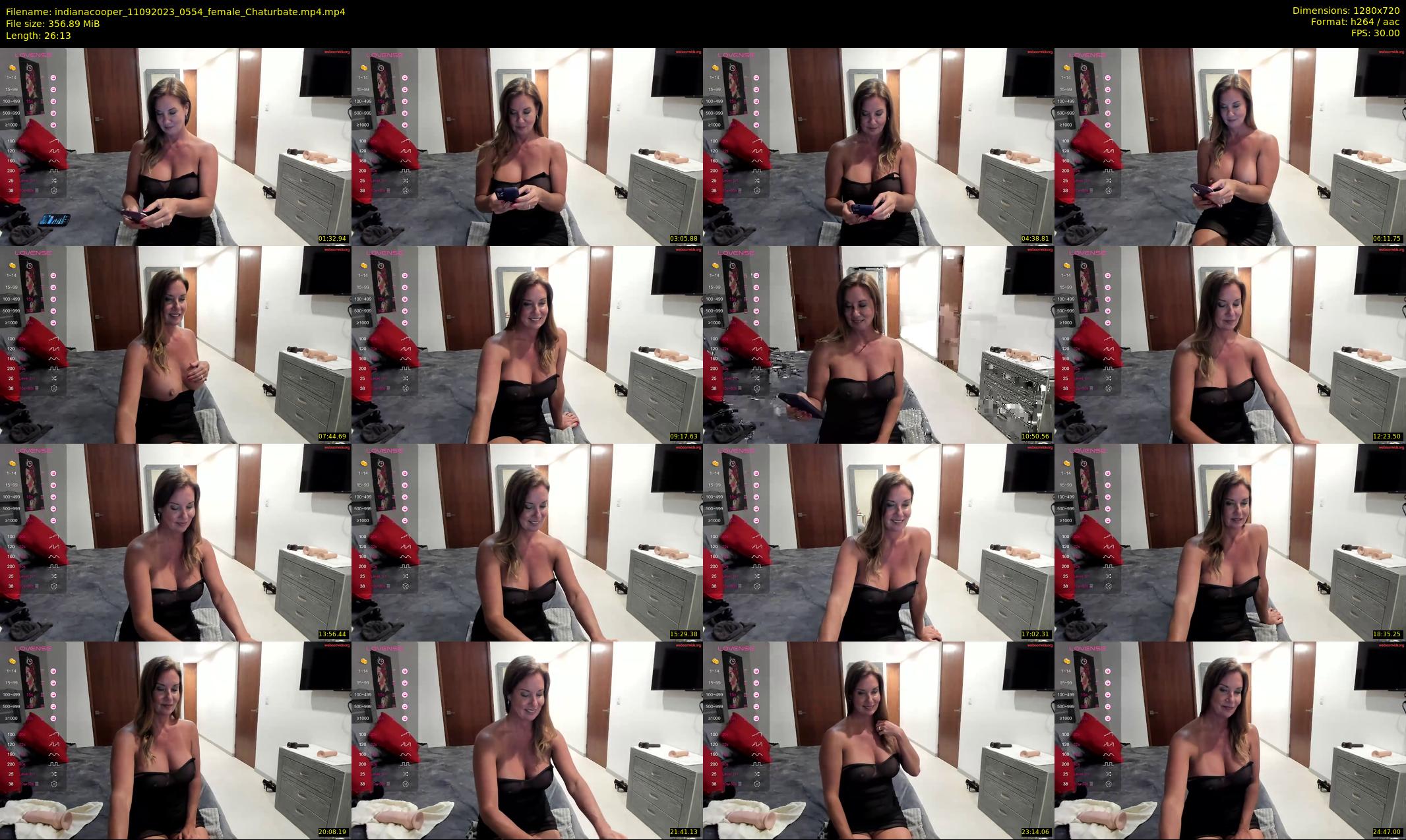 indianacooper — 27 minute Chaturbate female cam show recording, 720p, Sep 11, 2023