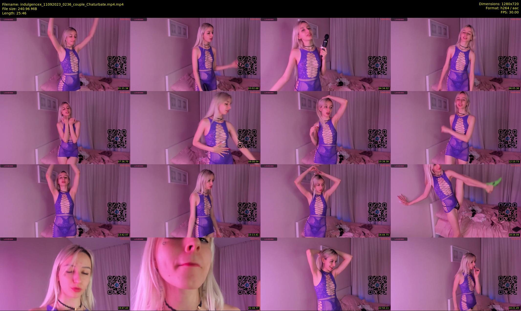 indulgencex — 26 minute Chaturbate couple cam show recording, 720p, Sep 11, 2023