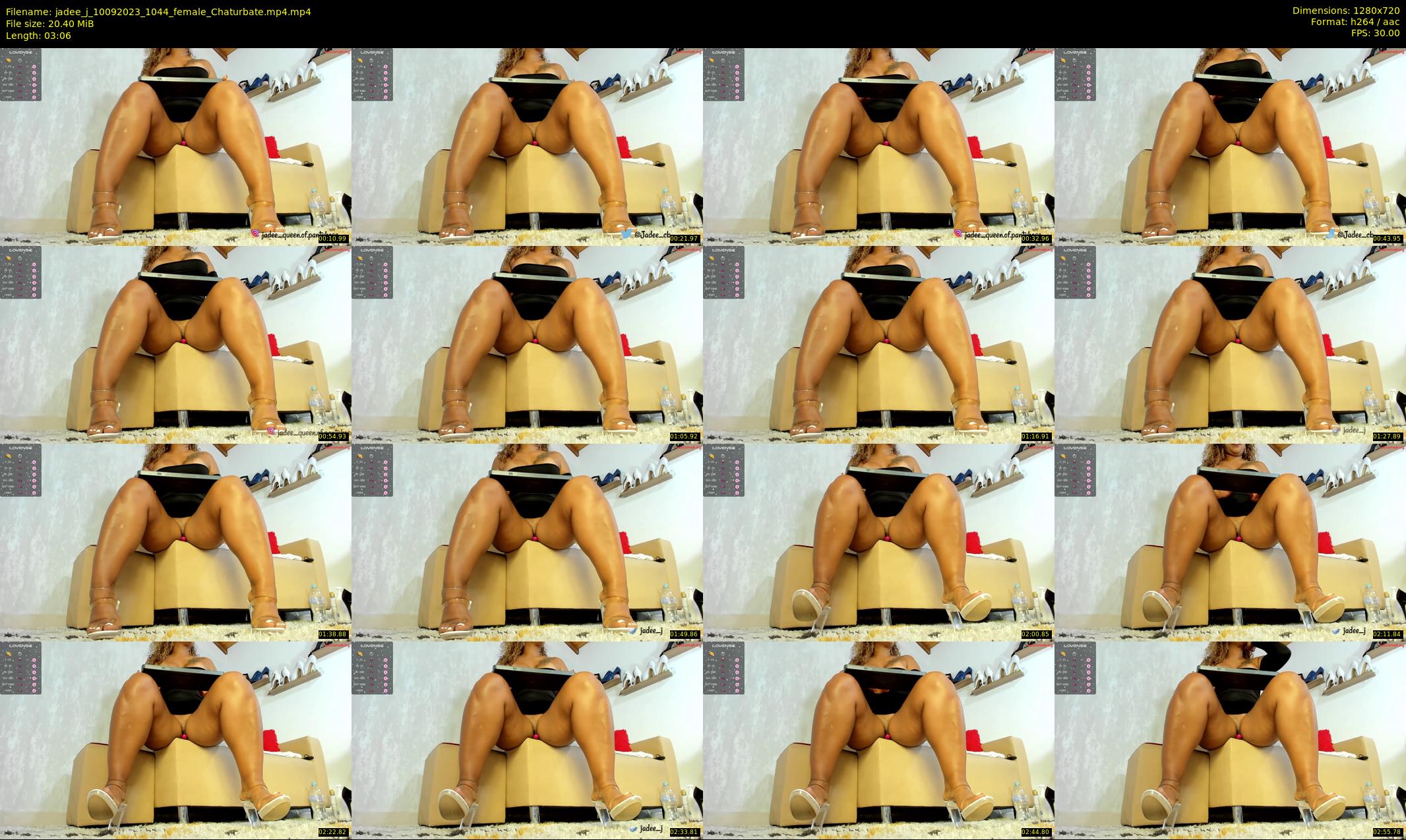 jadee_j — 4 minute Chaturbate female cam show recording, 720p, Sep 10, 2023