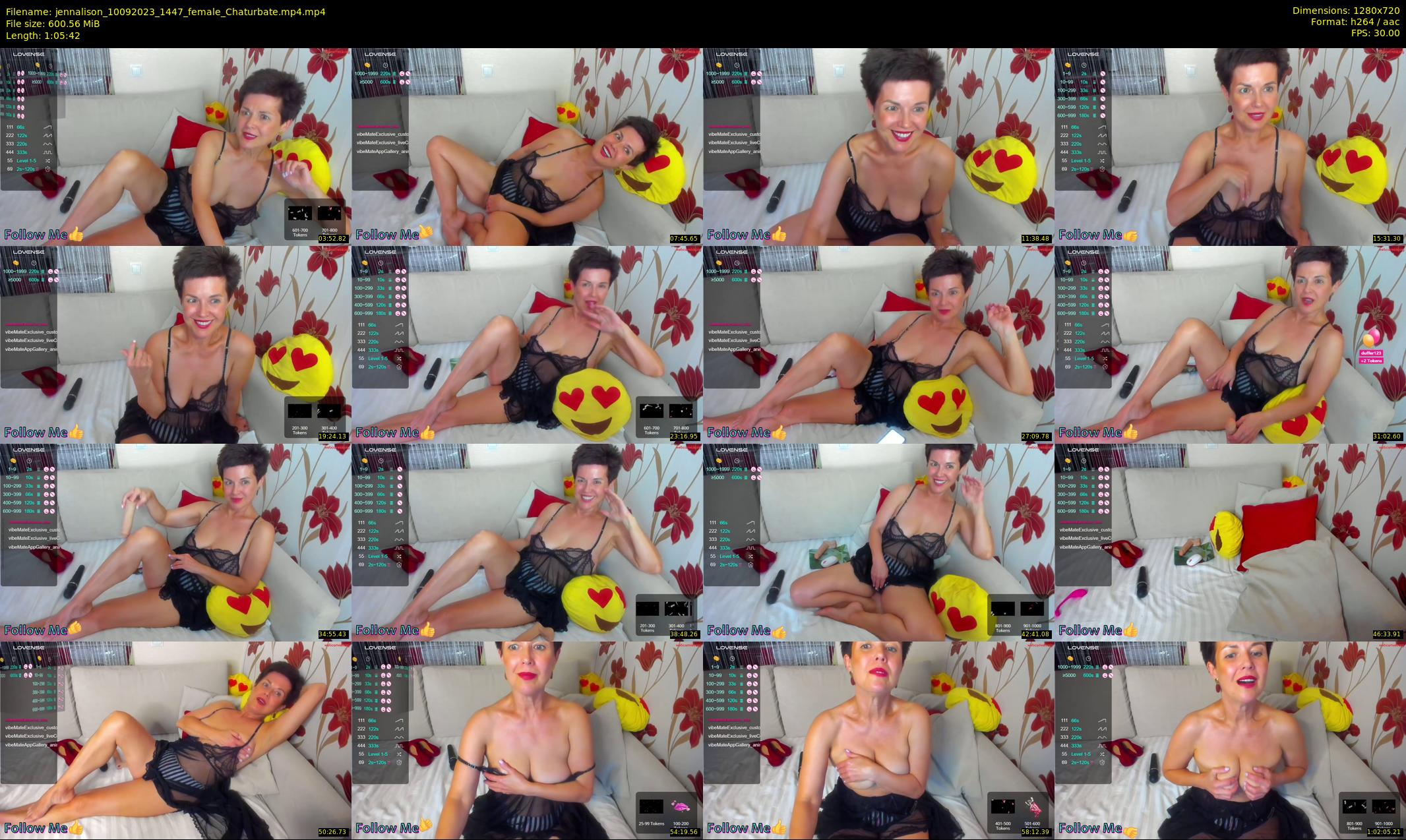 jennalison — 66 minute Chaturbate female cam show recording, 720p, Sep 10, 2023