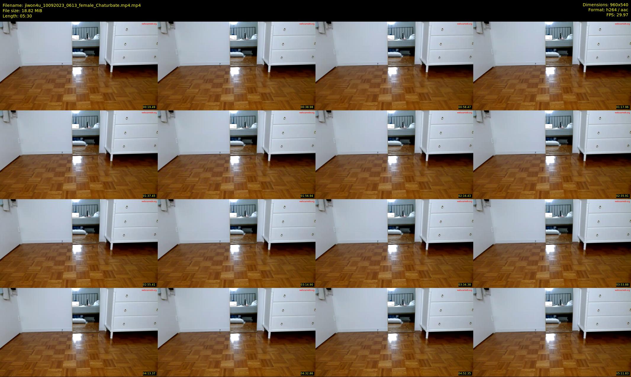 jiwon4u — 6 minute Chaturbate female cam show recording, 480p, Sep 10, 2023