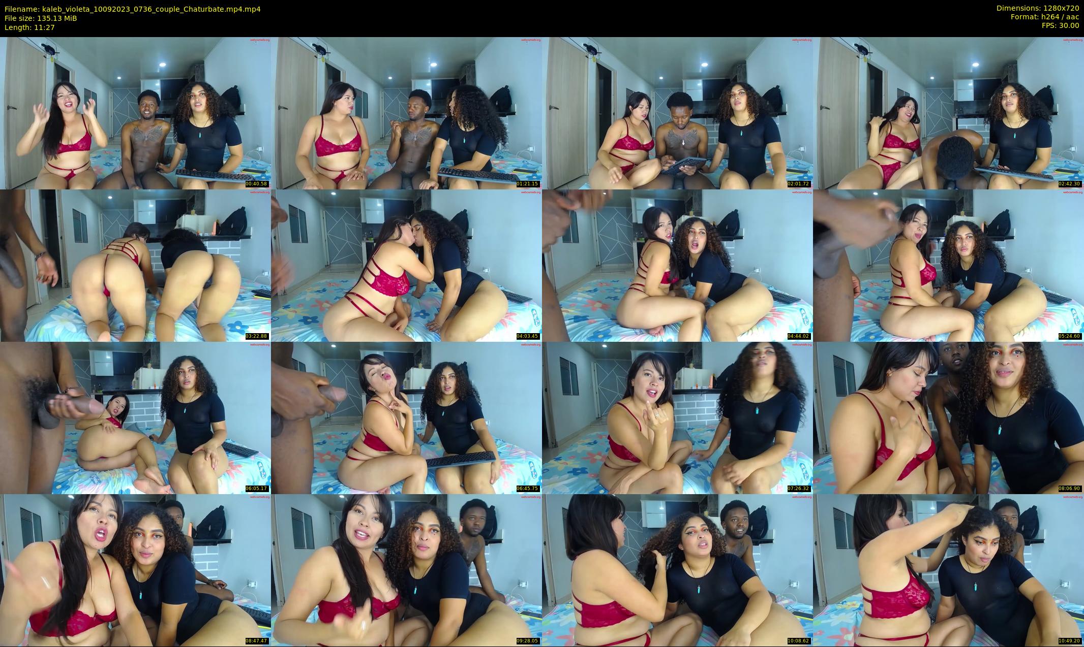kaleb_violeta — 12 minute Chaturbate couple cam show recording, 720p, Sep 10, 2023