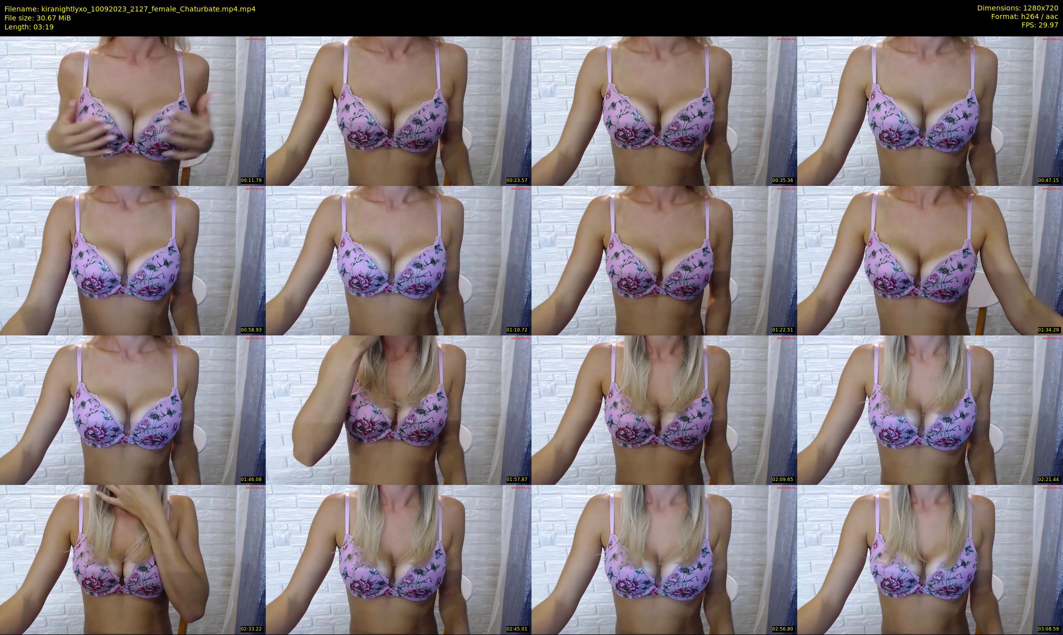 kiranightlyxo — 4 minute Chaturbate female cam show recording, 720p, Sep 10, 2023