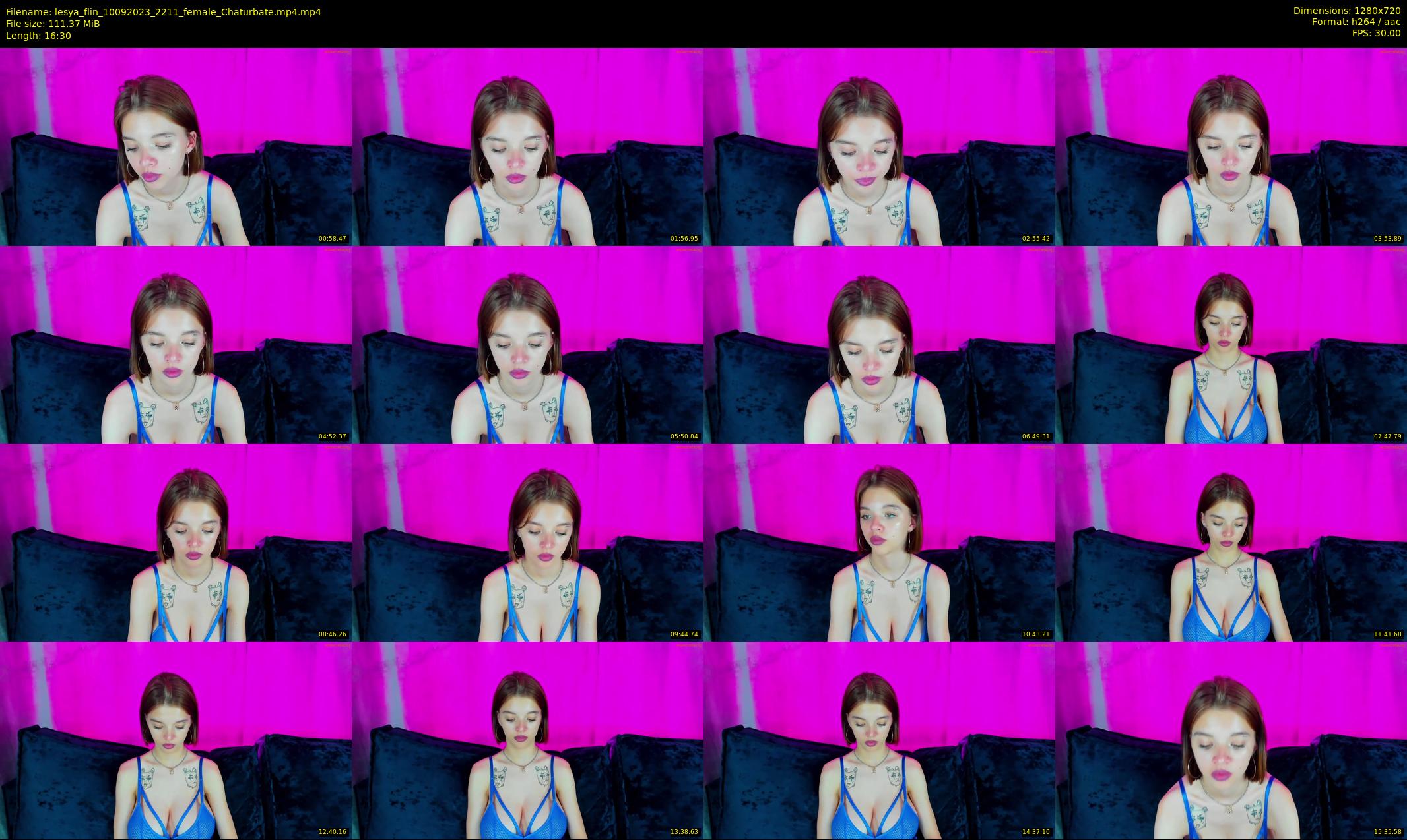 lesya_flin — 17 minute Chaturbate female cam show recording, 720p, Sep 10, 2023