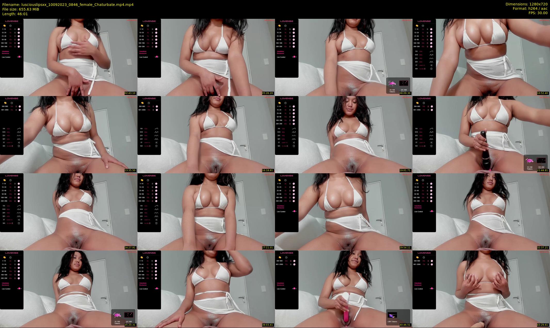 lusciouslipsxx — 47 minute Chaturbate female cam show recording, 720p, Sep 10, 2023