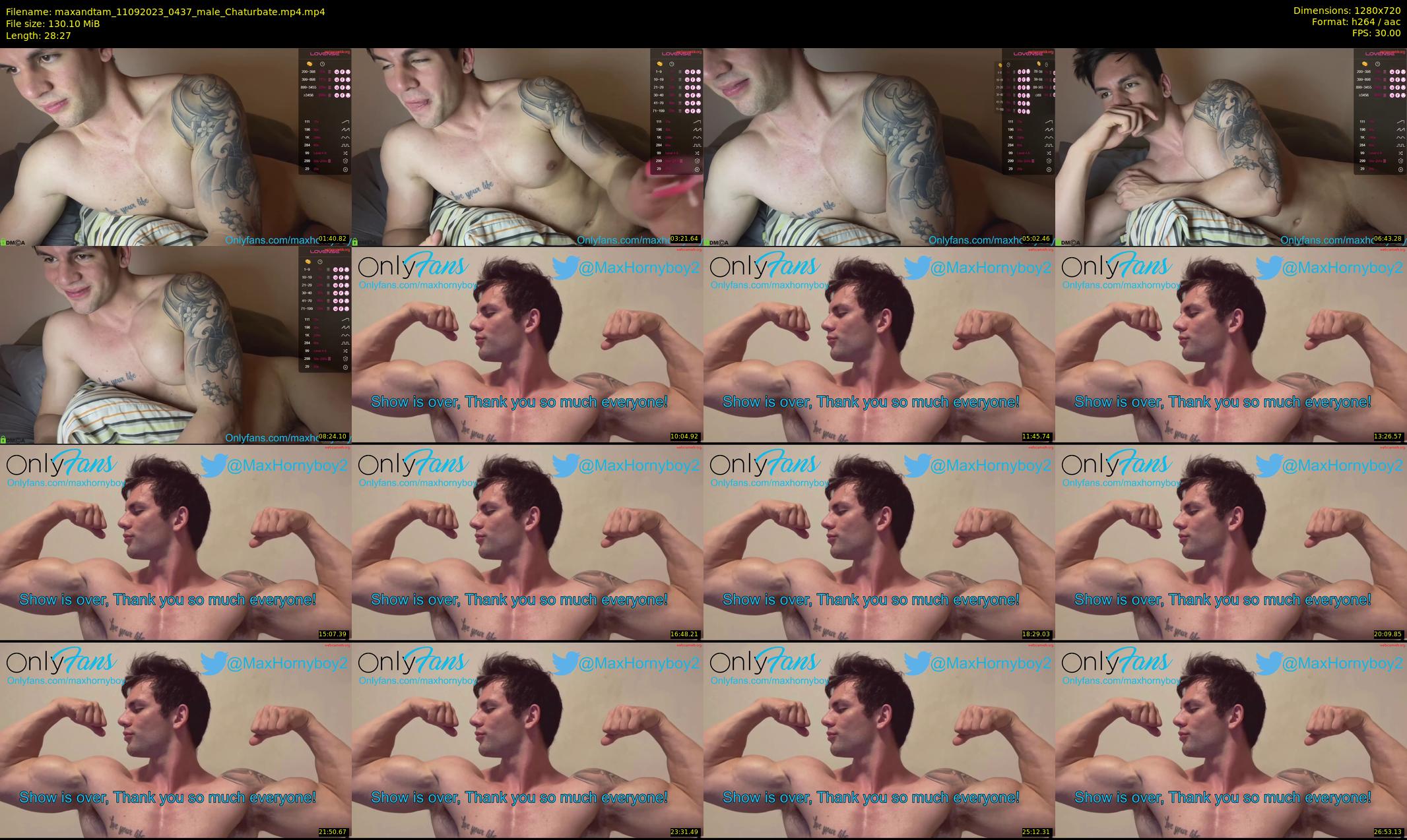 maxandtam — 29 minute Chaturbate couple cam show recording, 720p, Sep 11, 2023