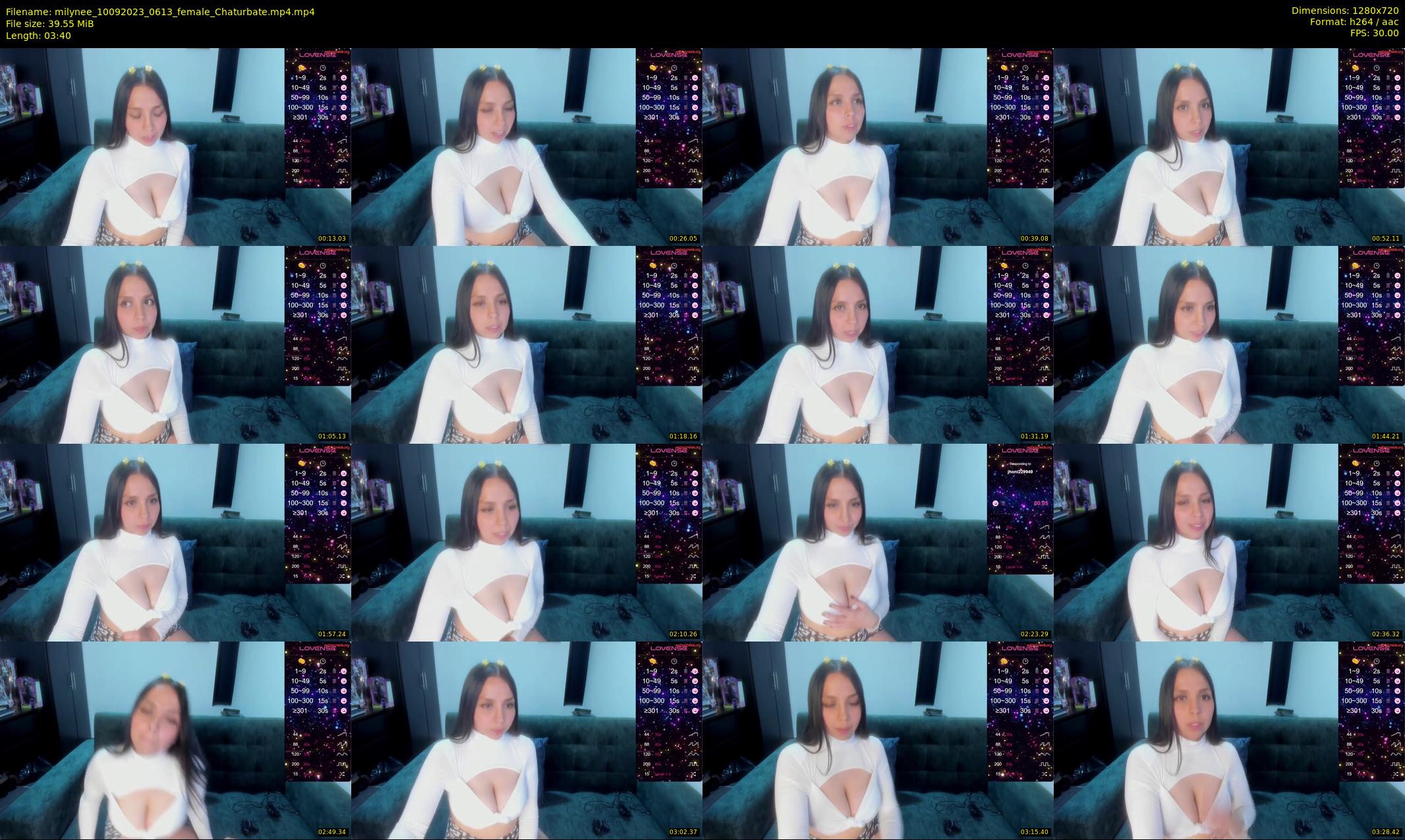 milynee — 4 minute Chaturbate female cam show recording, 720p, Sep 10, 2023