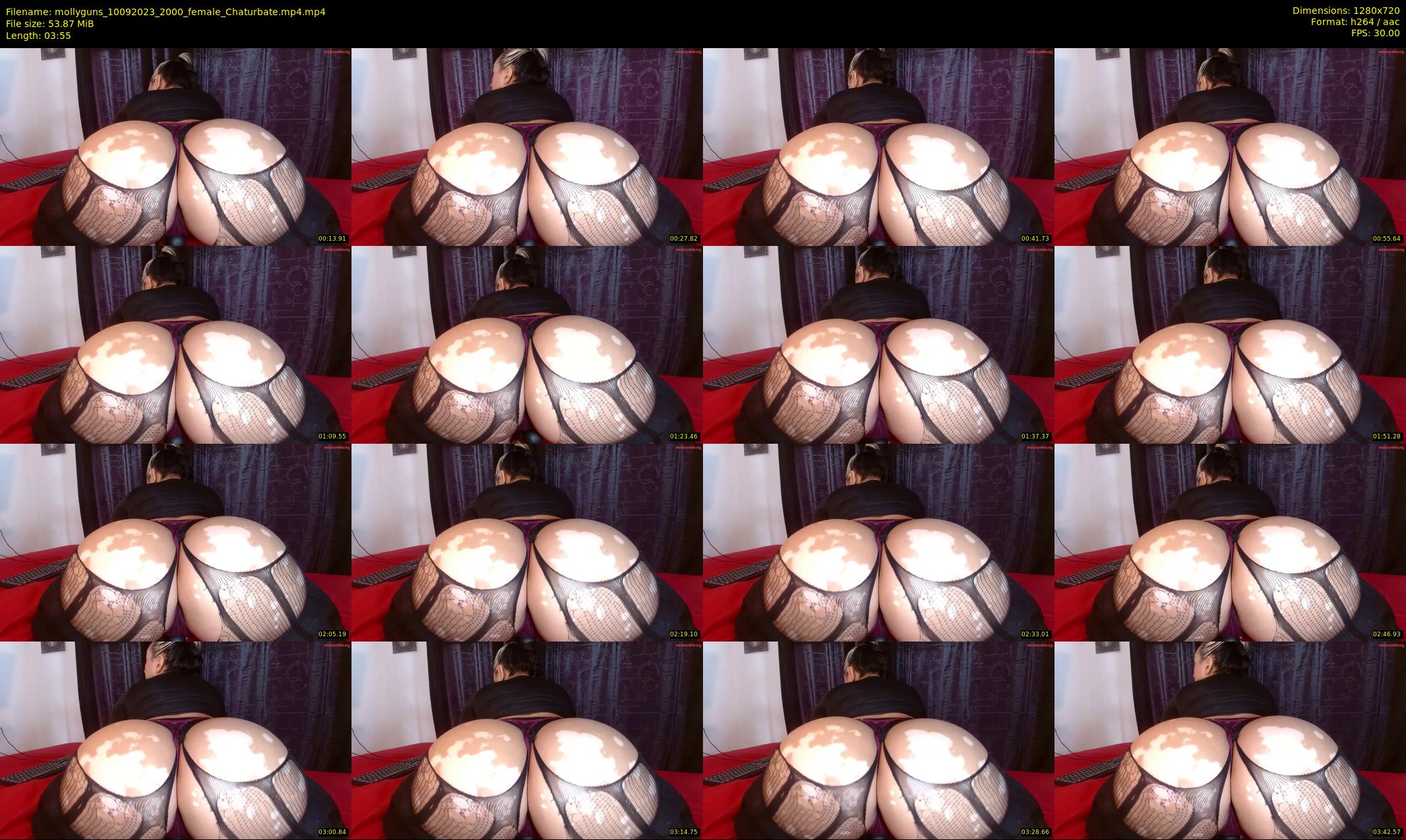 mollyguns — 4 minute Chaturbate female cam show recording, 720p, Sep 10, 2023