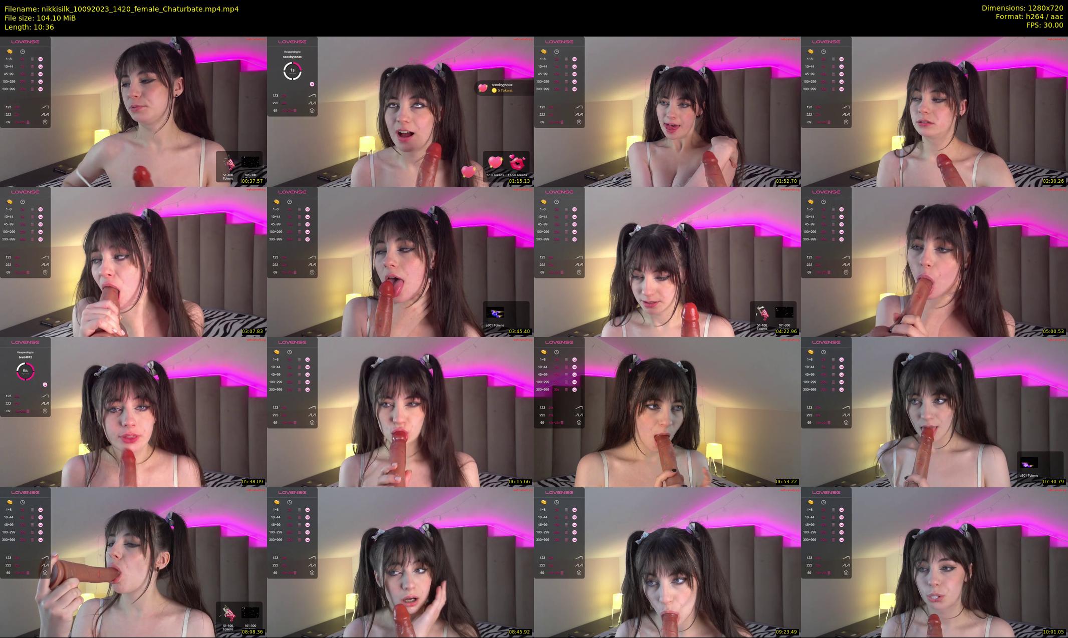 nikkisilk — 11 minute Chaturbate female cam show recording, 720p, Sep 10, 2023