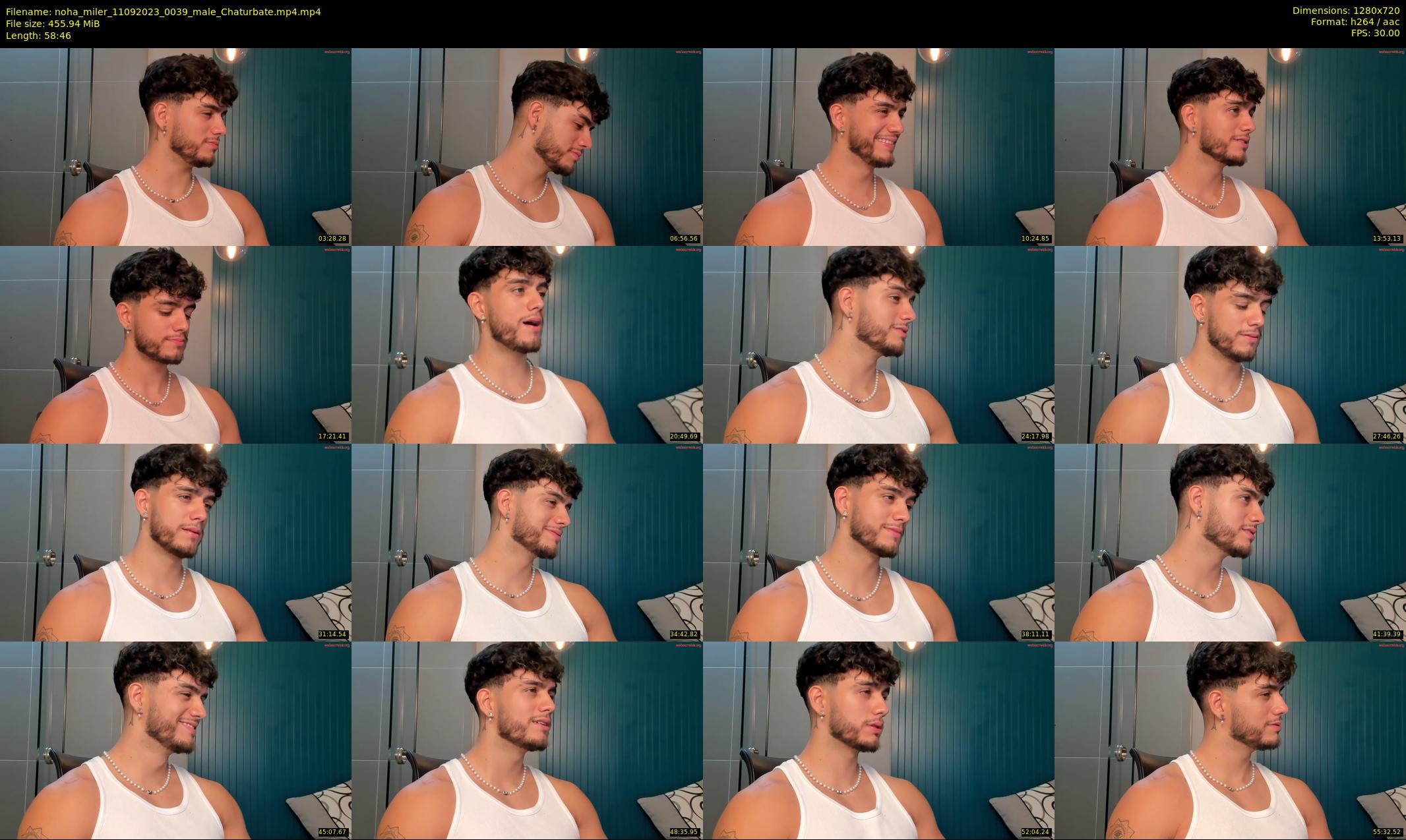 noha_miler — 59 minute Chaturbate male cam show recording, 720p, Sep 11, 2023