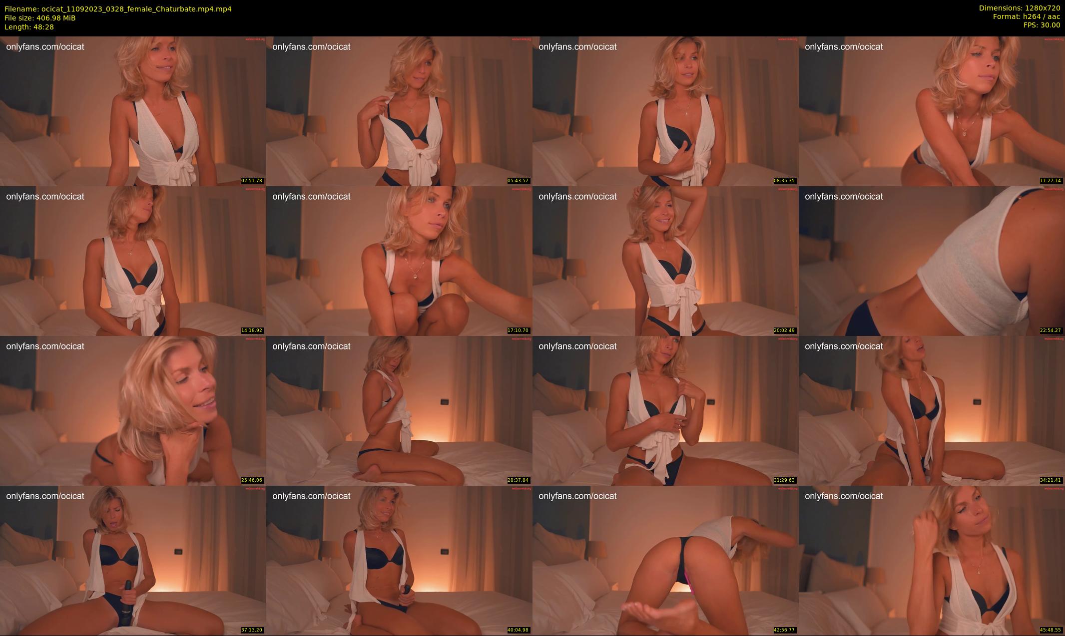 ocicat — 49 minute Chaturbate female cam show recording, 720p, Sep 11, 2023