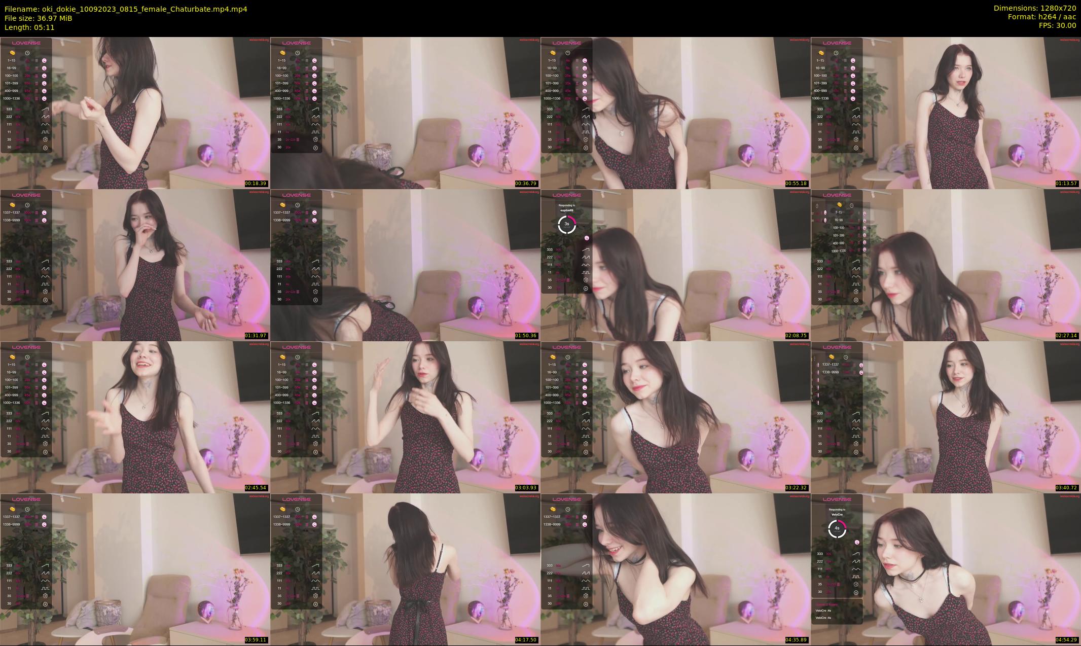 oki_dokie — 6 minute Chaturbate female cam show recording, 720p, Sep 10, 2023