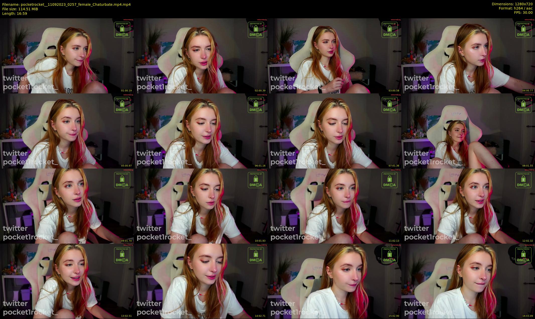 pocketrocket_ — 17 minute Chaturbate female cam show recording, 720p, Sep 11, 2023