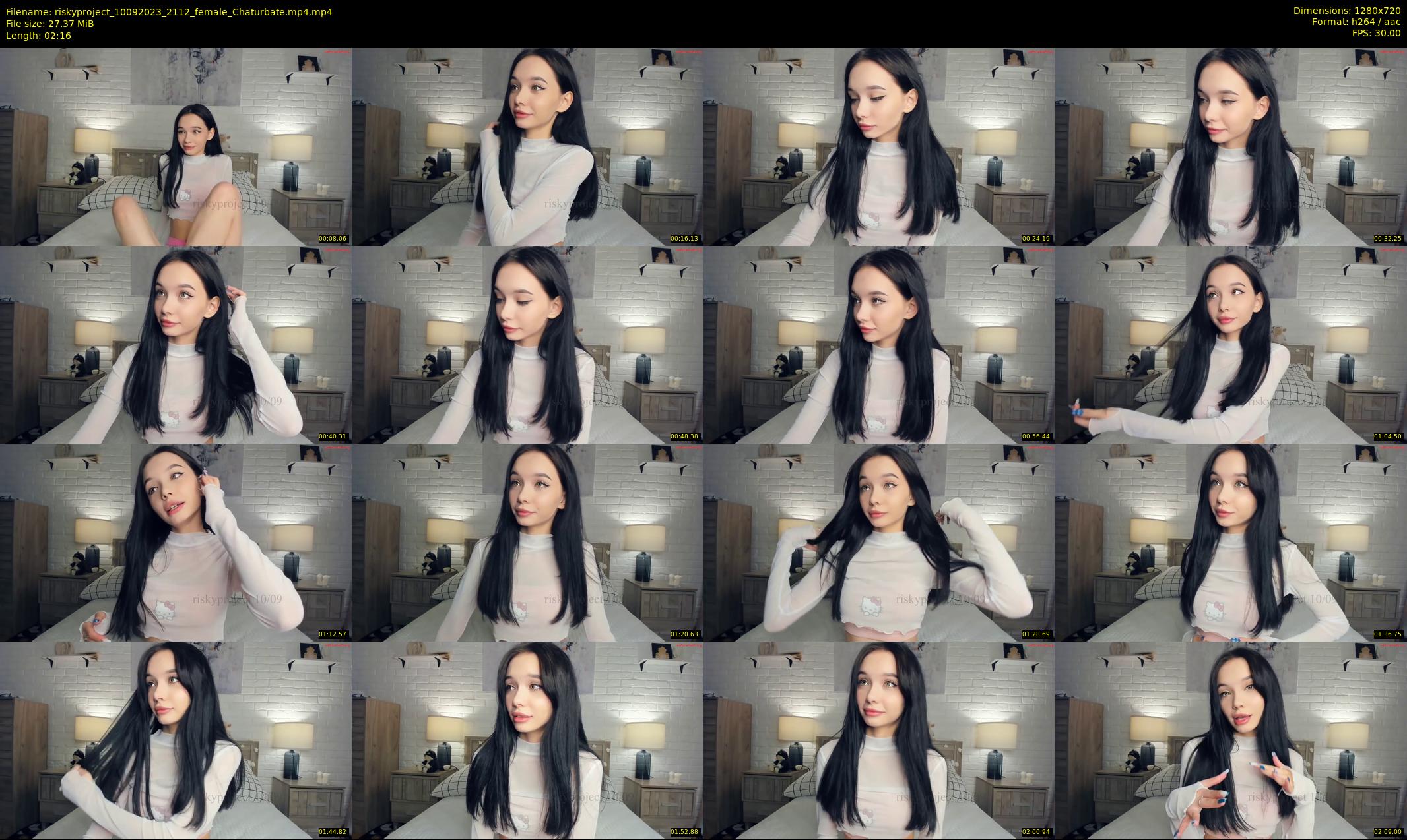riskyproject — 3 minute Chaturbate couple cam show recording, 720p, Sep 10, 2023