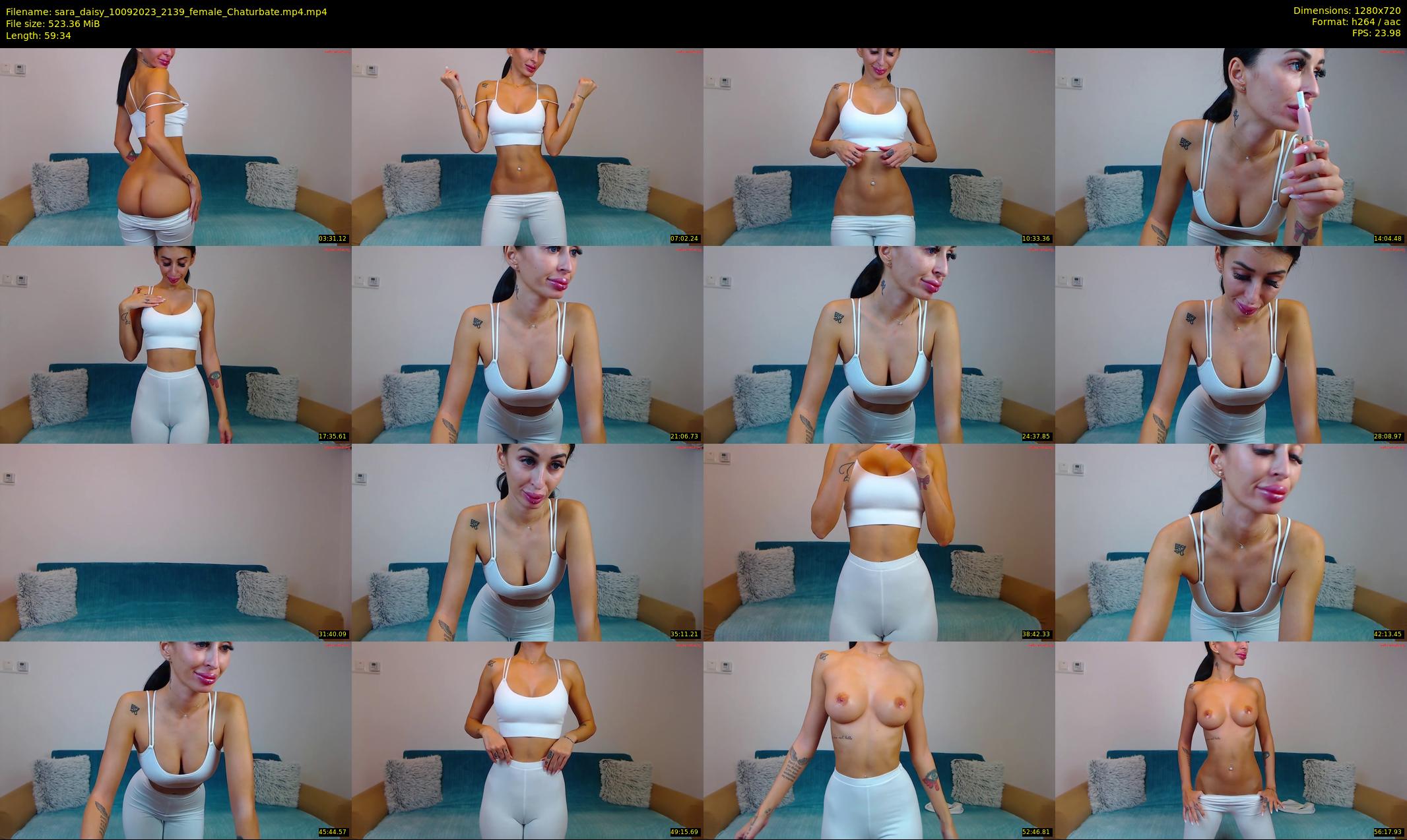 sara_daisy — 60 minute Chaturbate female cam show recording, 720p, Sep 10, 2023