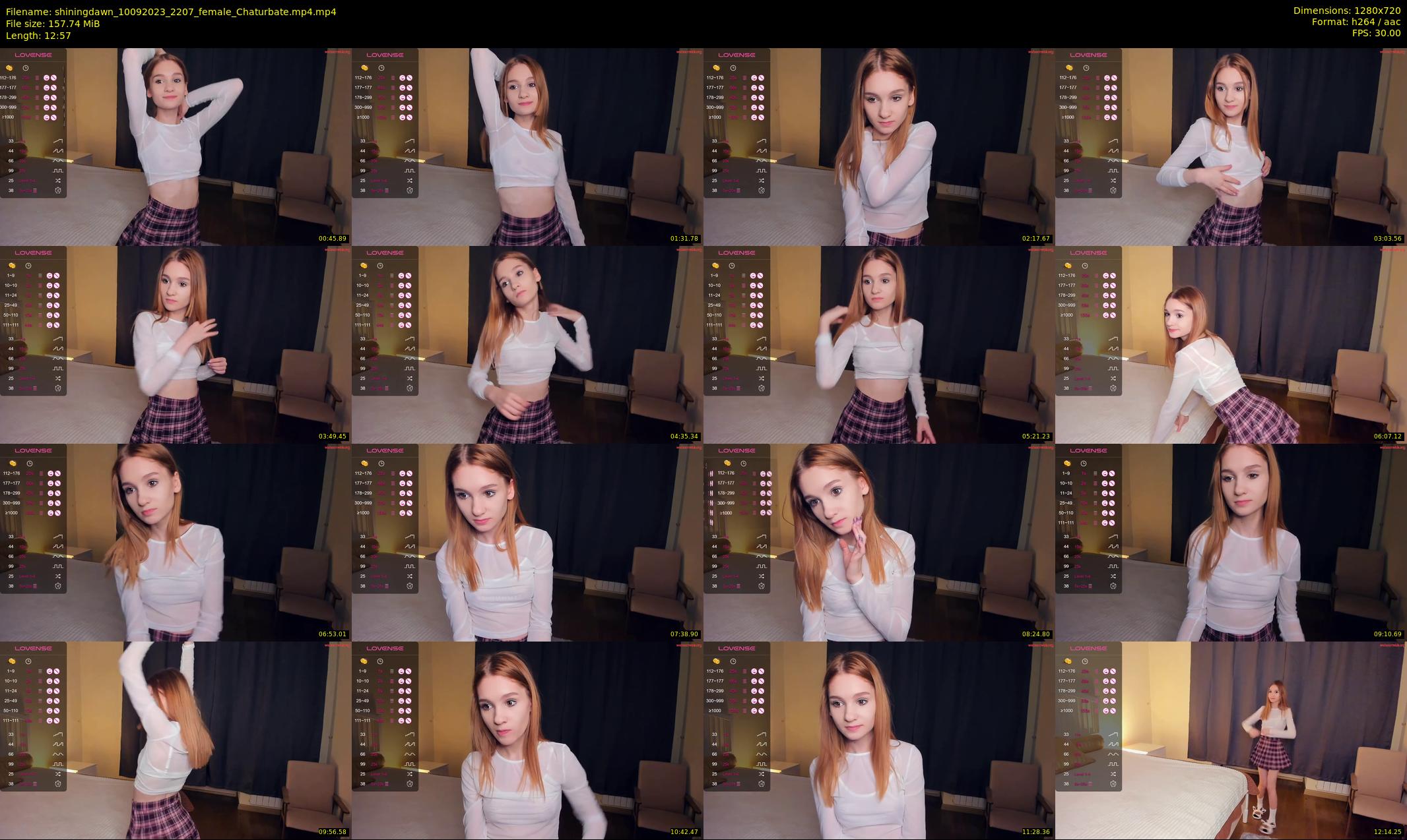 shiningdawn — 13 minute Chaturbate female cam show recording, 720p, Sep 10, 2023