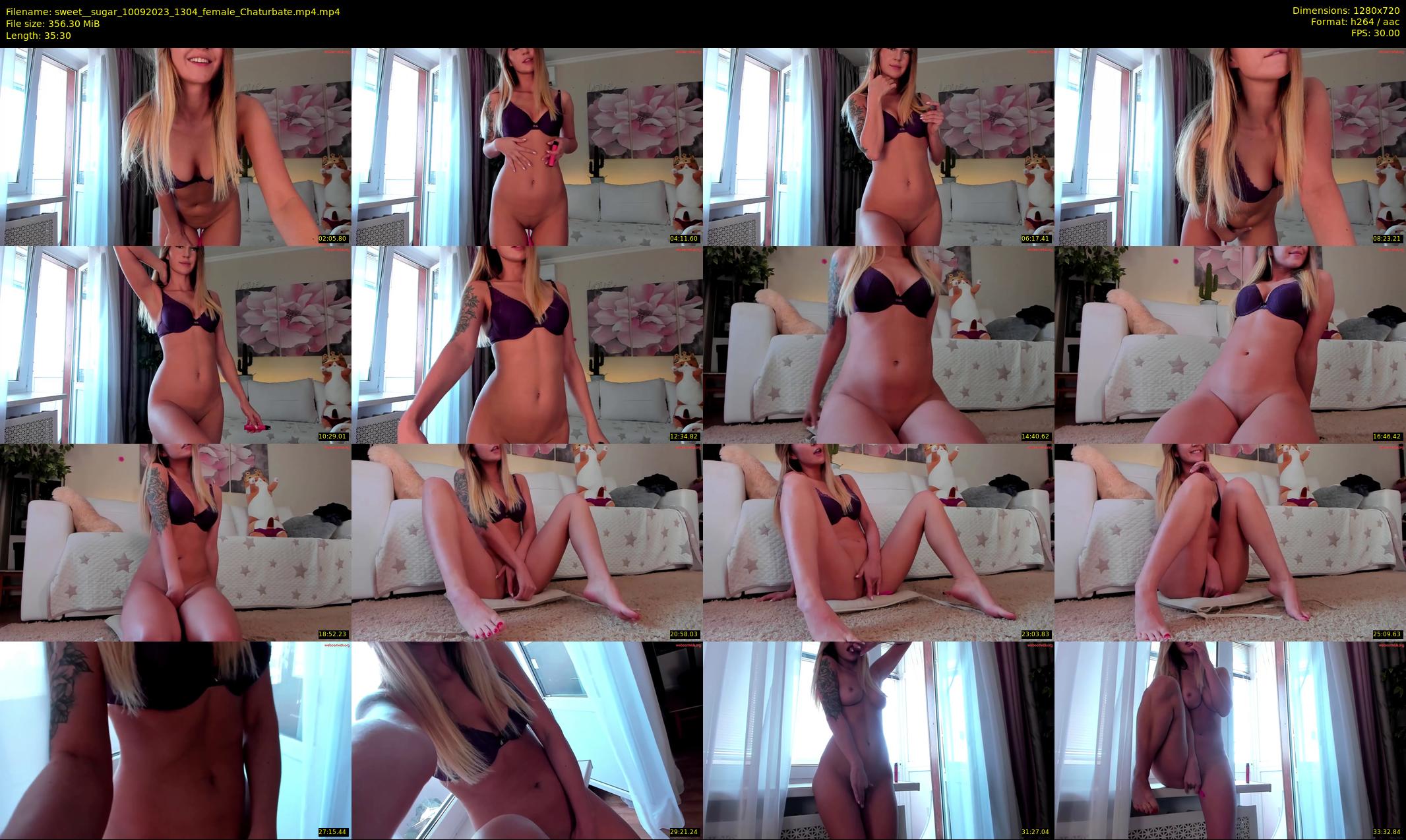 sweet__sugar — 36 minute Chaturbate female cam show recording, 720p, Sep 10, 2023