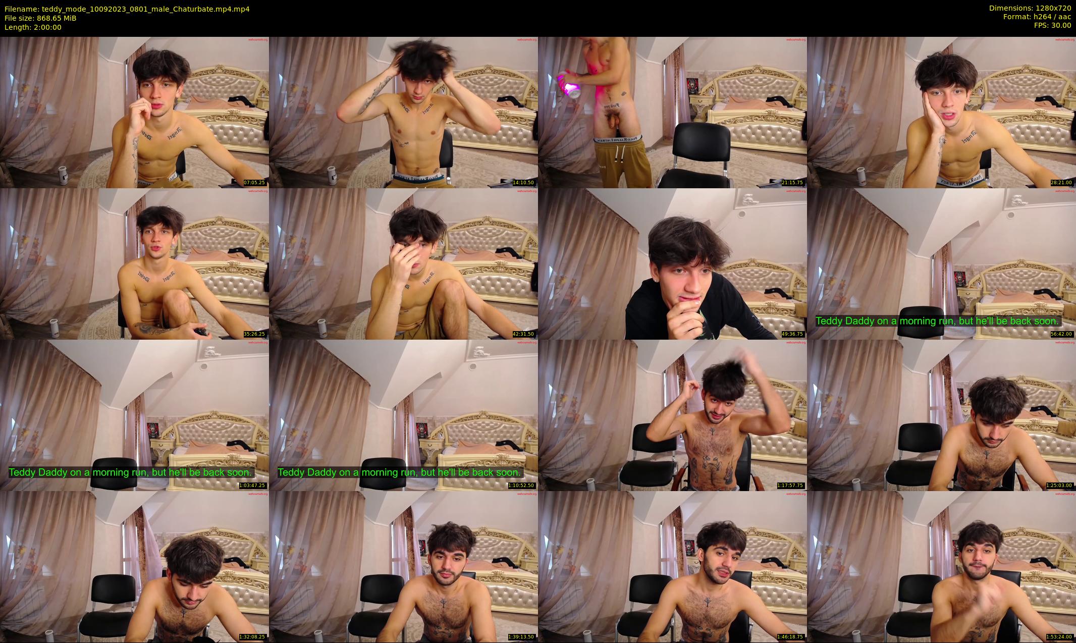teddy_mode — 120 minute Chaturbate couple cam show recording, 720p, Sep 10, 2023