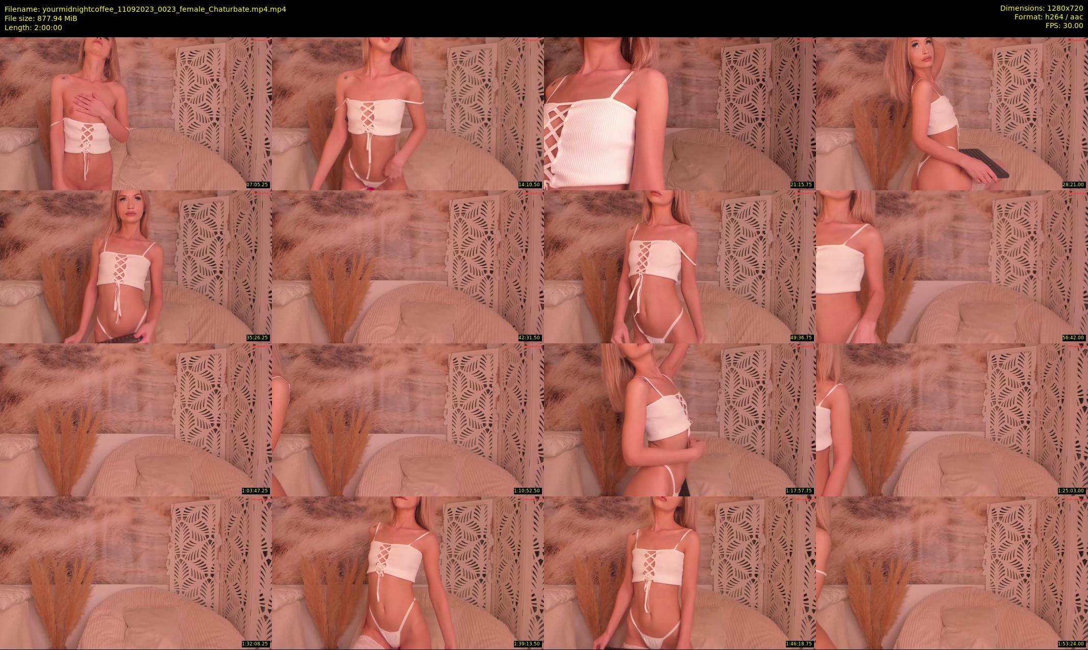 yourmidnightcoffee — 120 minute Chaturbate female cam show recording, 720p, Sep 11, 2023