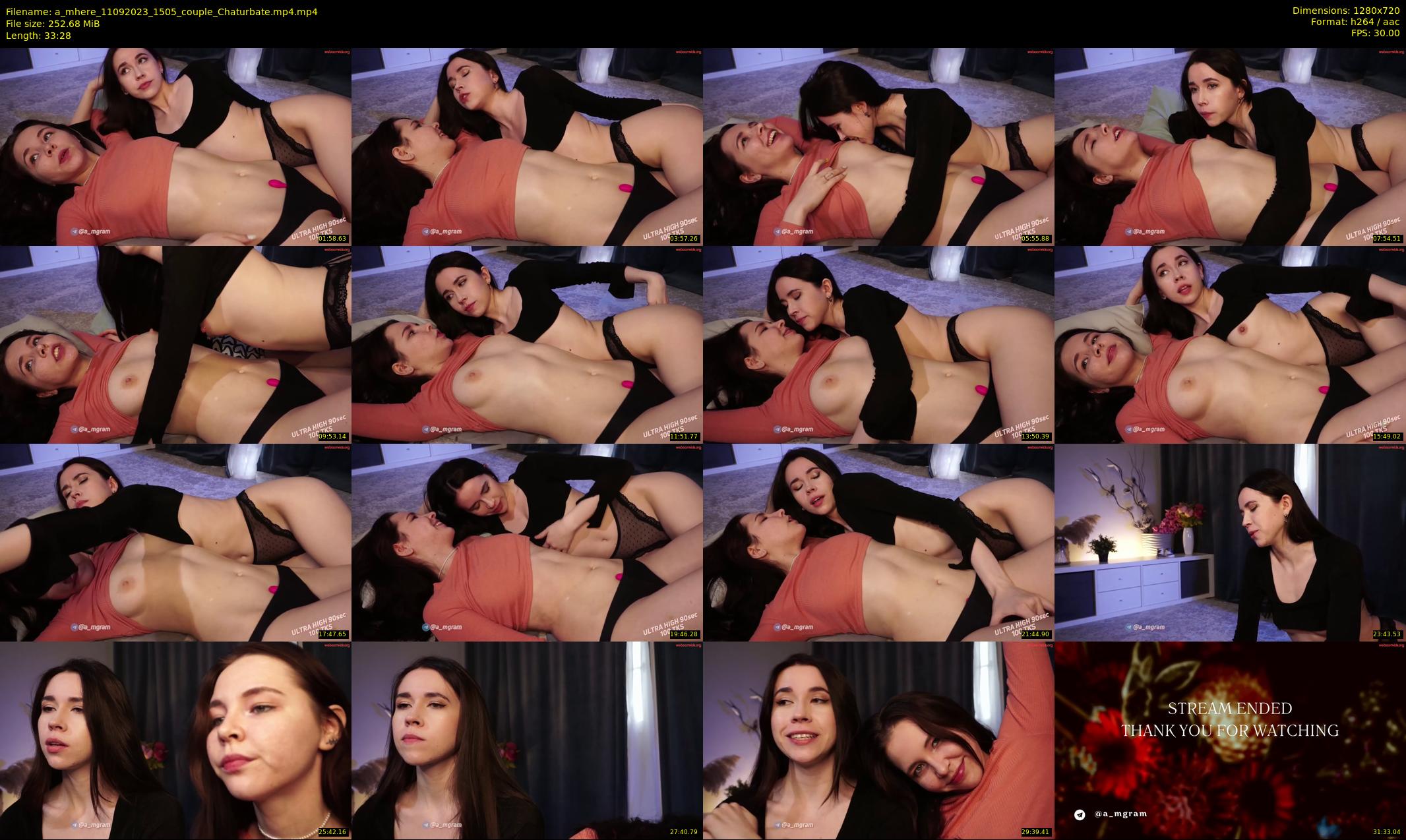 a_mhere — 34 minute Chaturbate couple cam show recording, 720p, Sep 11, 2023