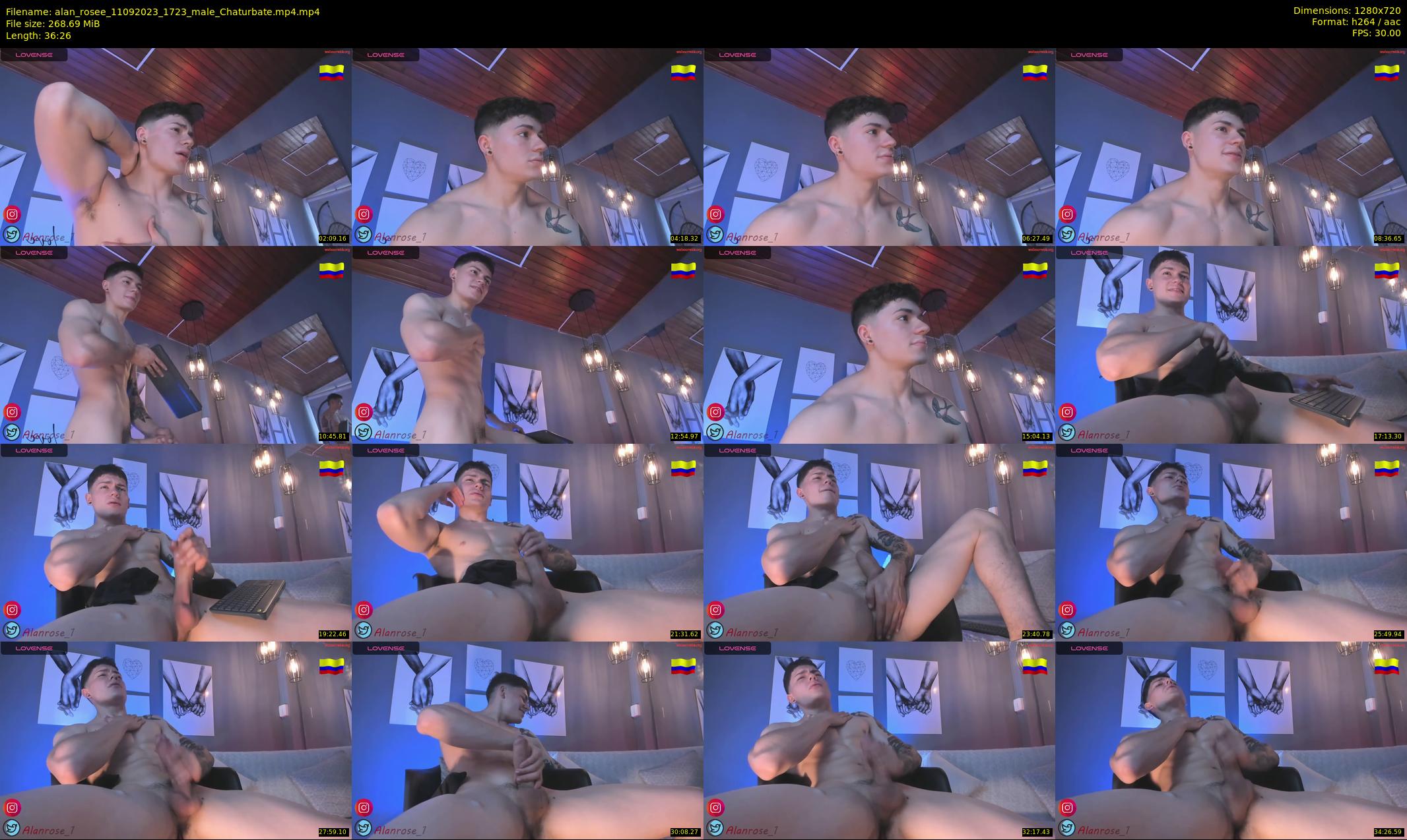 alan_rosee — 37 minute Chaturbate male cam show recording, 720p, Sep 11, 2023