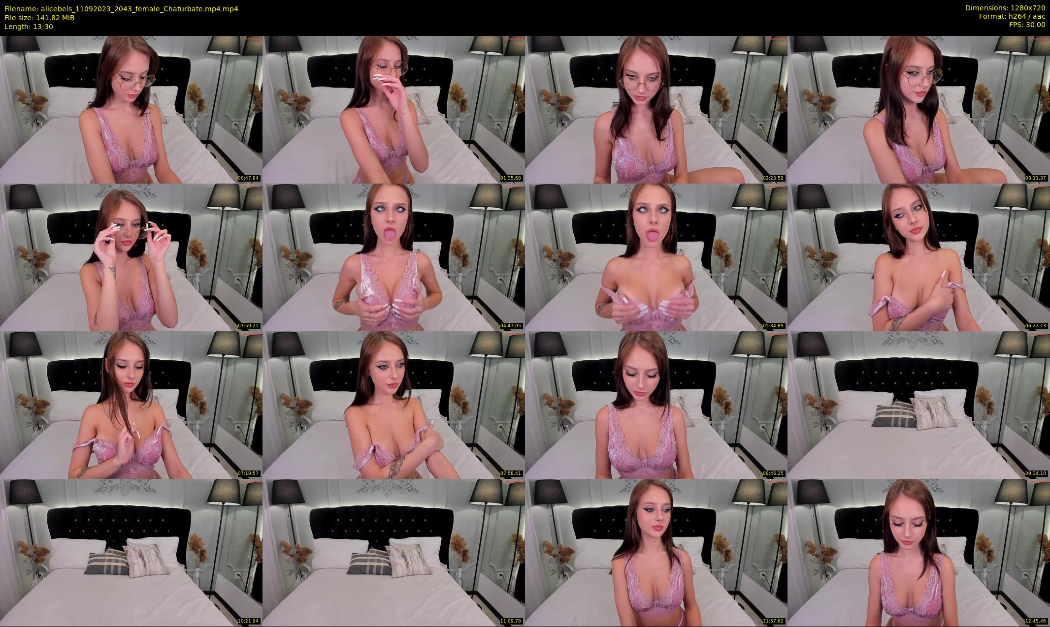 alicebels — 14 minute Chaturbate female cam show recording, 720p, Sep 11, 2023