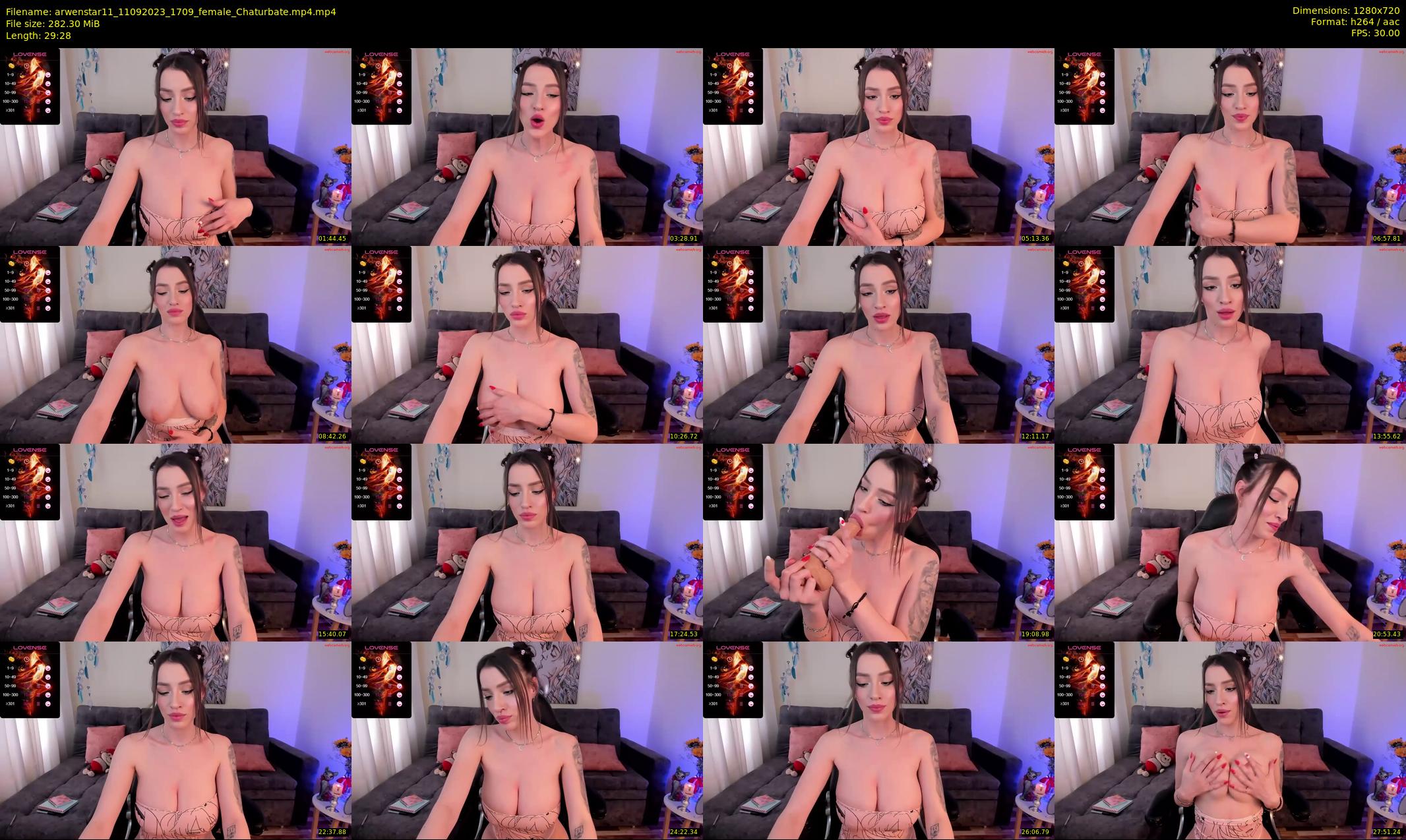 arwenstar11 — 30 minute Chaturbate female cam show recording, 720p, Sep 11, 2023