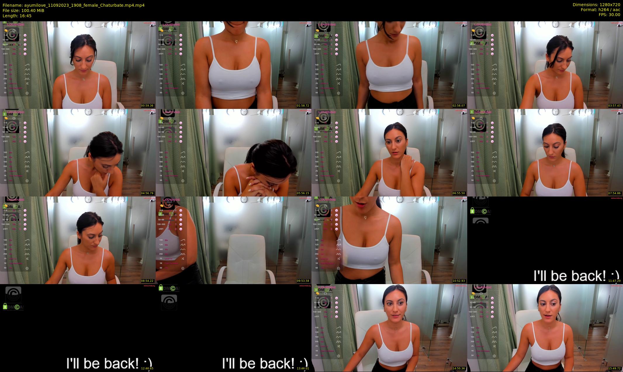 ayumilove — 17 minute Chaturbate female cam show recording, 720p, Sep 11, 2023